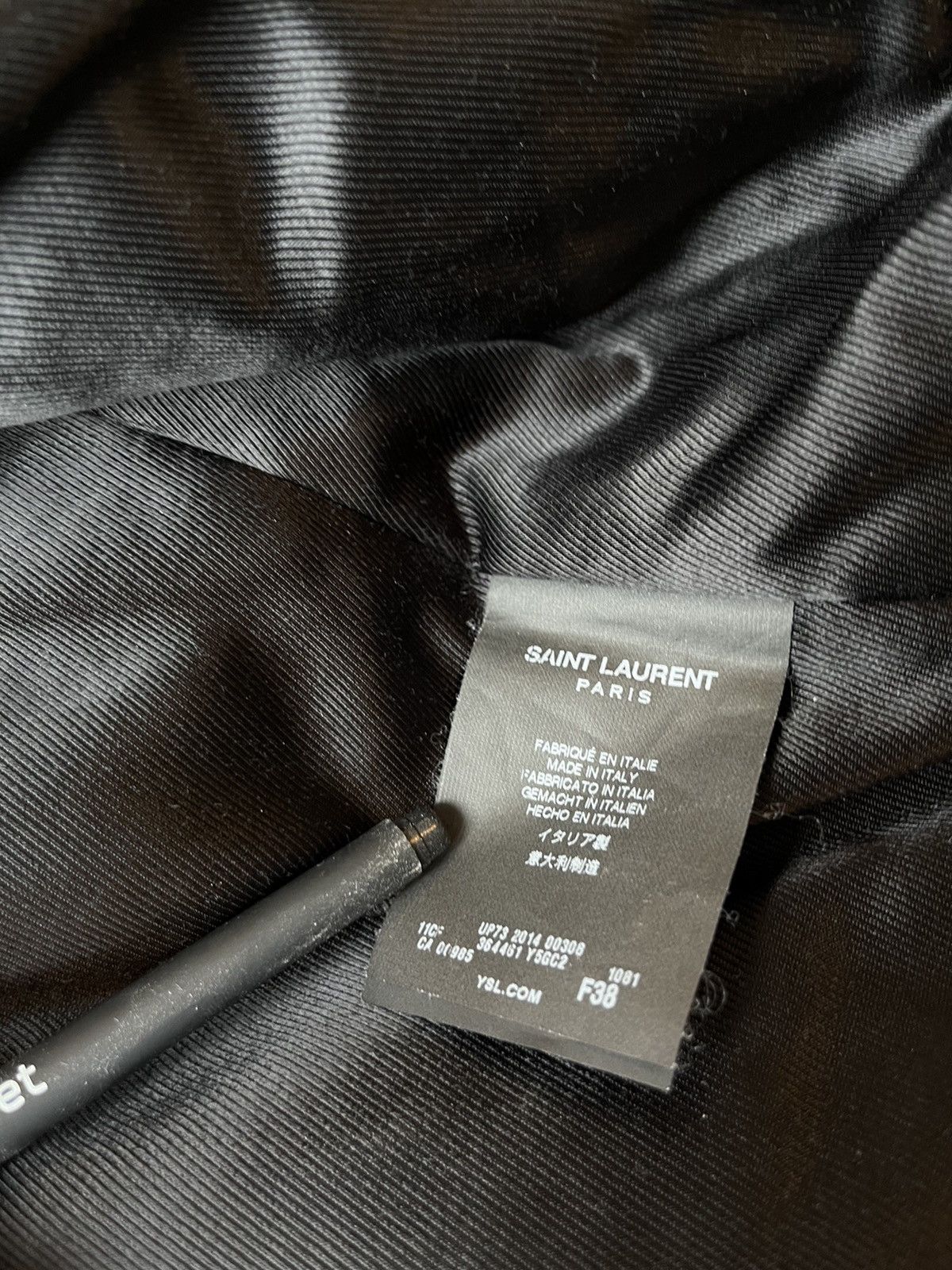 Hedi Slimane × Saint Laurent Paris Saint Laurent Hedi Slimane Runway Studded L17 Leather Jacket Size US S / EU 44-46 / 1 - 6 Thumbnail