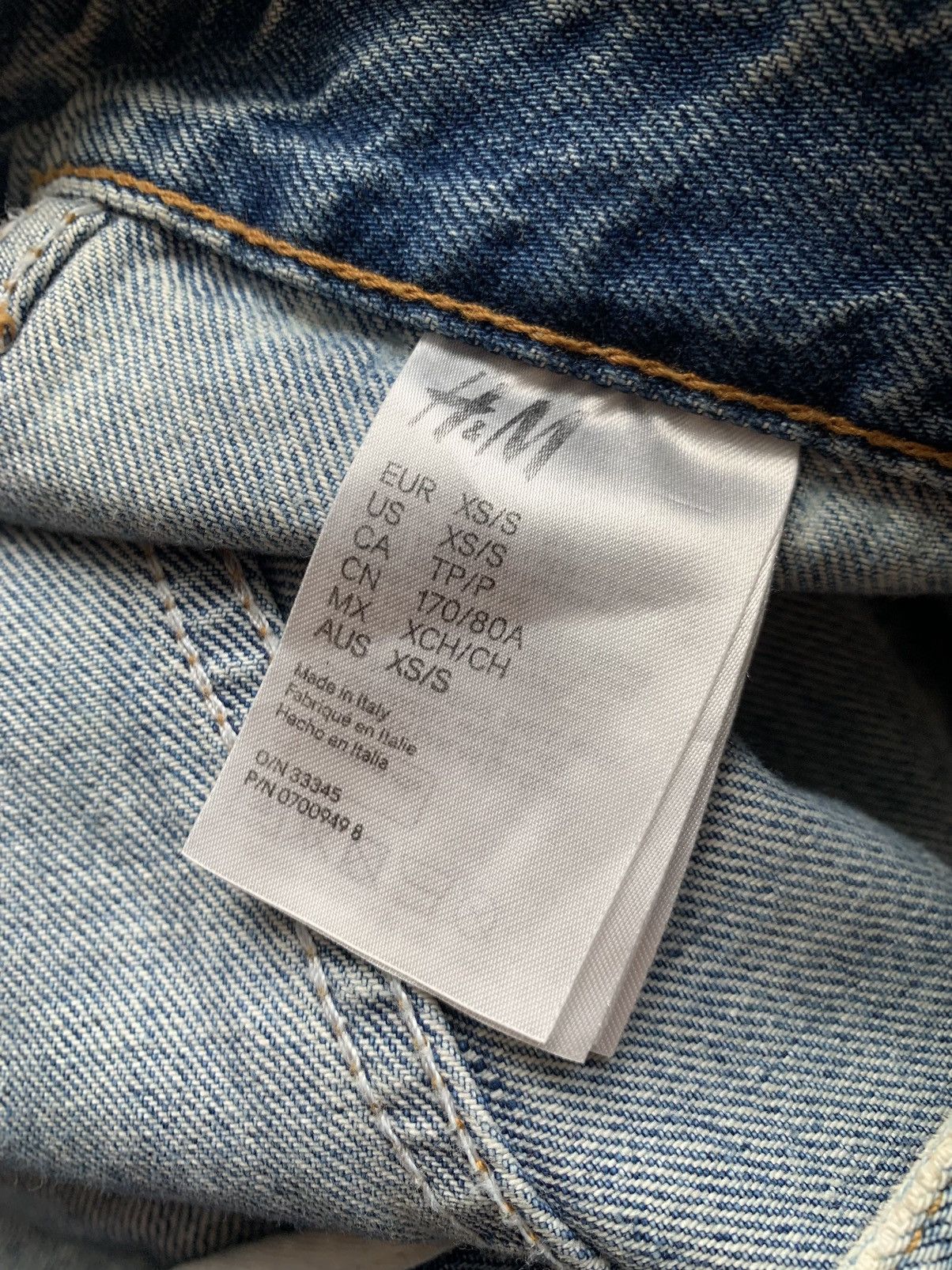H&M H&Moschino blue denim overalls Size US 28 / EU 44 - 8 Thumbnail