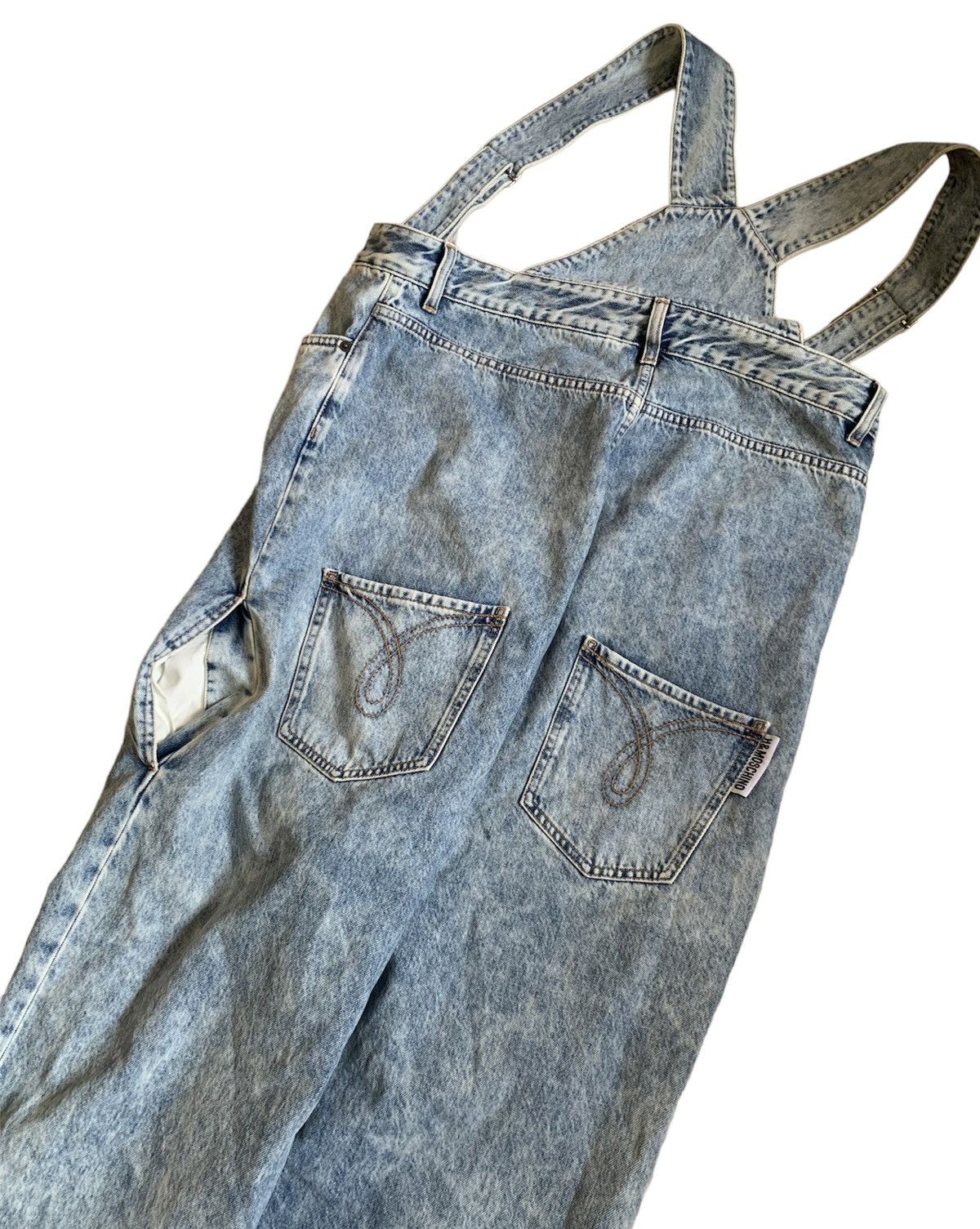 H&M H&Moschino blue denim overalls Size US 28 / EU 44 - 4 Thumbnail