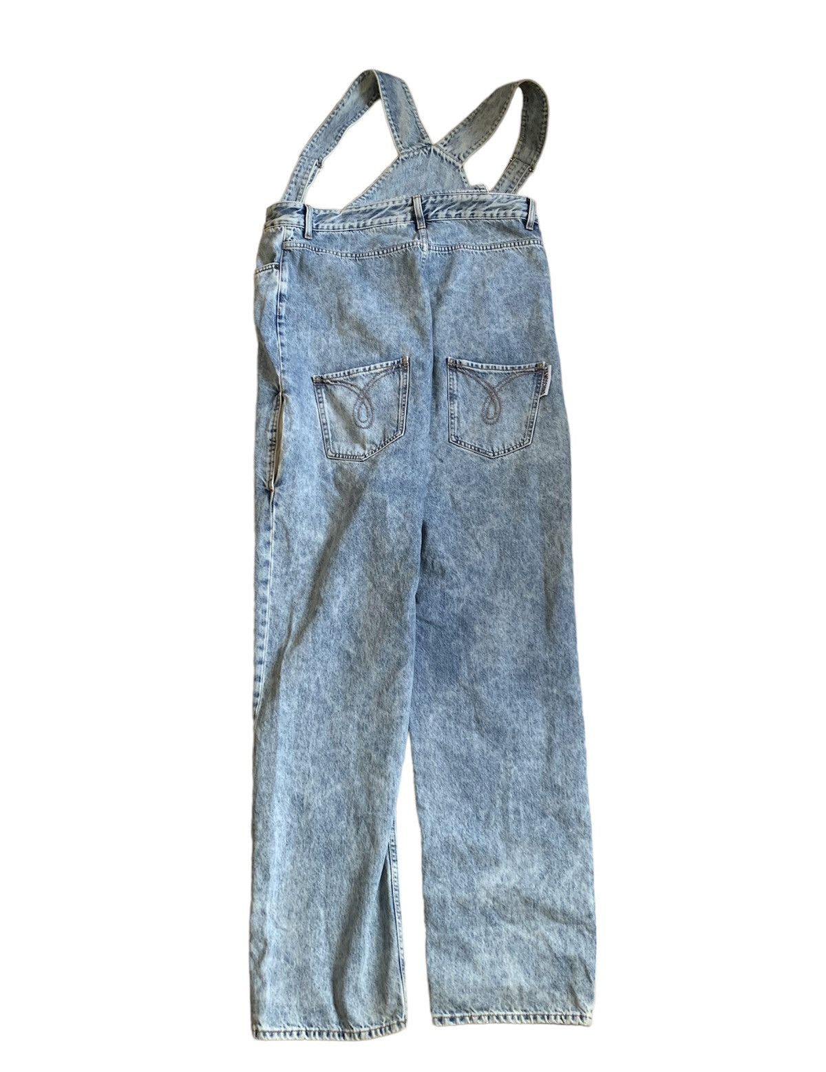 H&M H&Moschino blue denim overalls Size US 28 / EU 44 - 3 Thumbnail