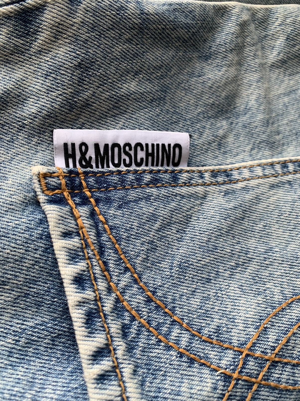 H&M H&Moschino blue denim overalls Size US 28 / EU 44 - 7 Thumbnail