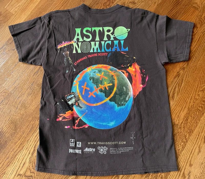 Travis Scott Large Sicko Event Brown Tee Shirt The Scotts Fortnite Jack Size US L / EU 52-54 / 3 - 1 Thumbnail