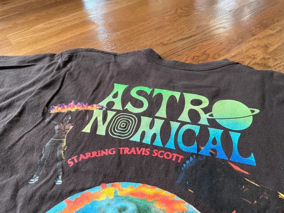 Travis Scott Large Sicko Event Brown Tee Shirt The Scotts Fortnite Jack Size US L / EU 52-54 / 3 - 4 Thumbnail
