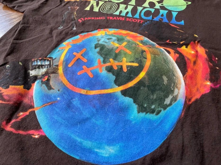 Travis Scott Large Sicko Event Brown Tee Shirt The Scotts Fortnite Jack Size US L / EU 52-54 / 3 - 3 Thumbnail