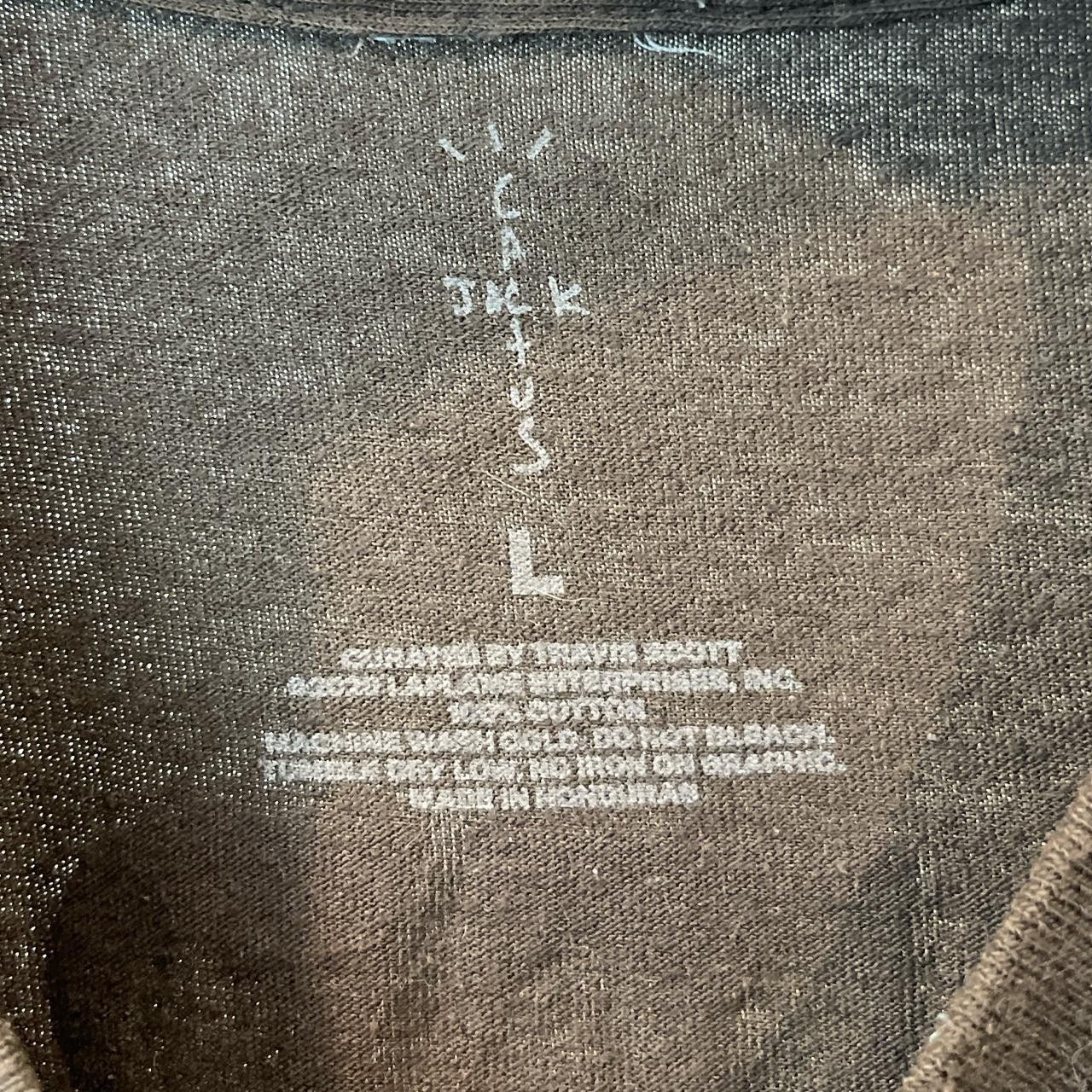 Travis Scott Large Sicko Event Brown Tee Shirt The Scotts Fortnite Jack Size US L / EU 52-54 / 3 - 8 Thumbnail