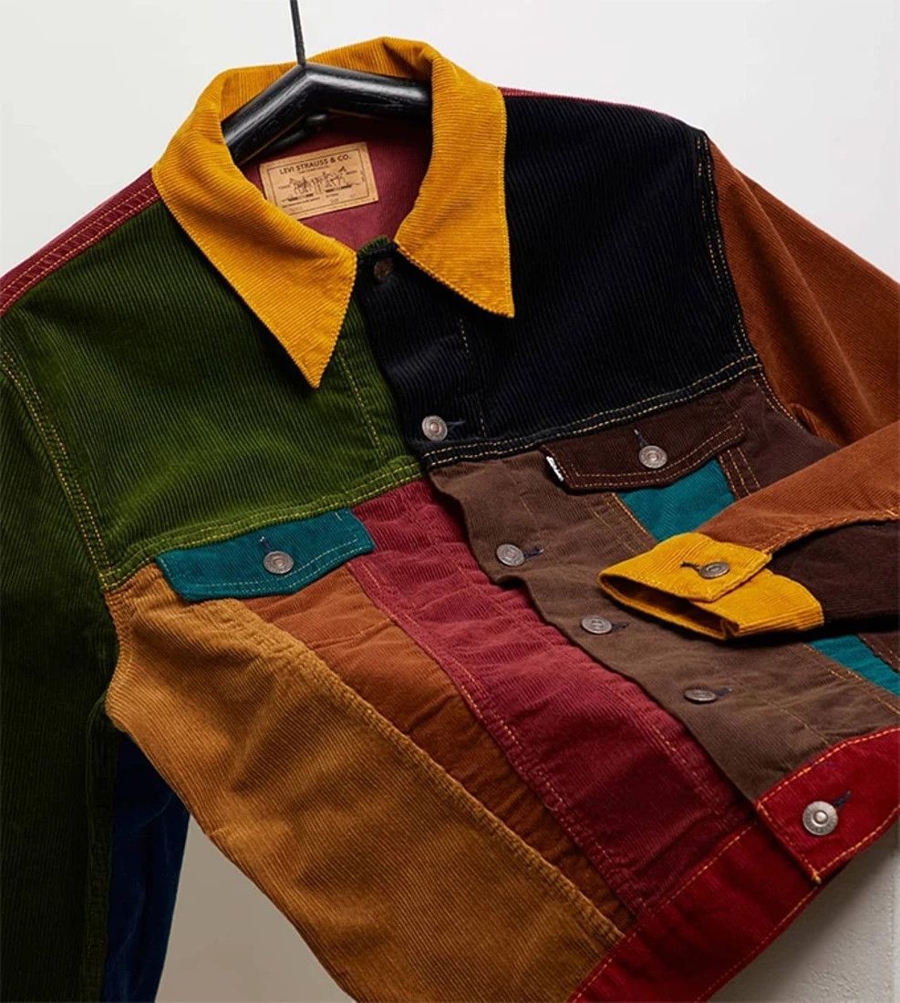 The Latest Levi's Vintage Clothing Trucker is a Mash-Up of Corduroy