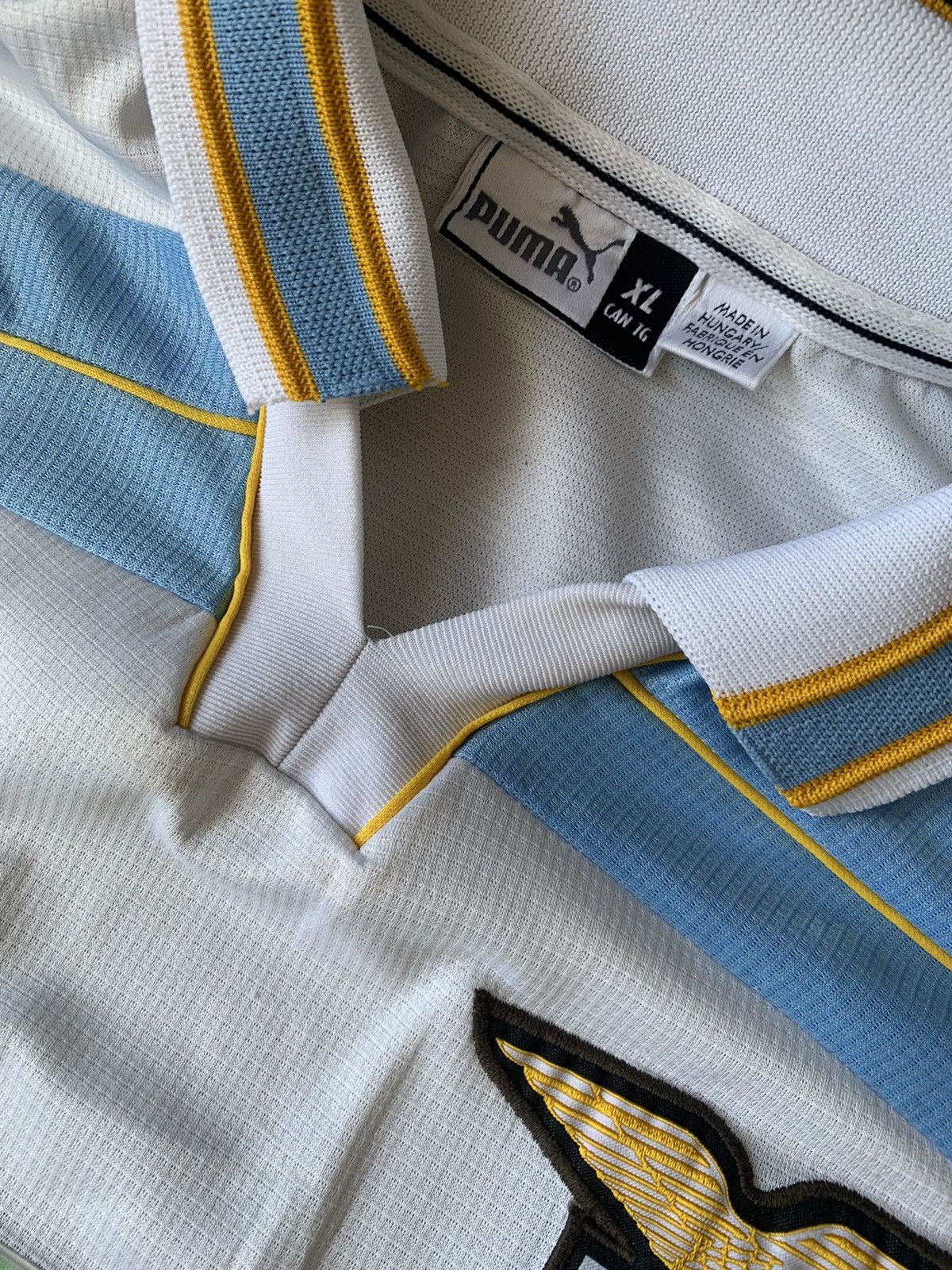 Puma 99s Puma Lazio vintage rare jersey 100 years Size US XL / EU 56 / 4 - 15 Thumbnail