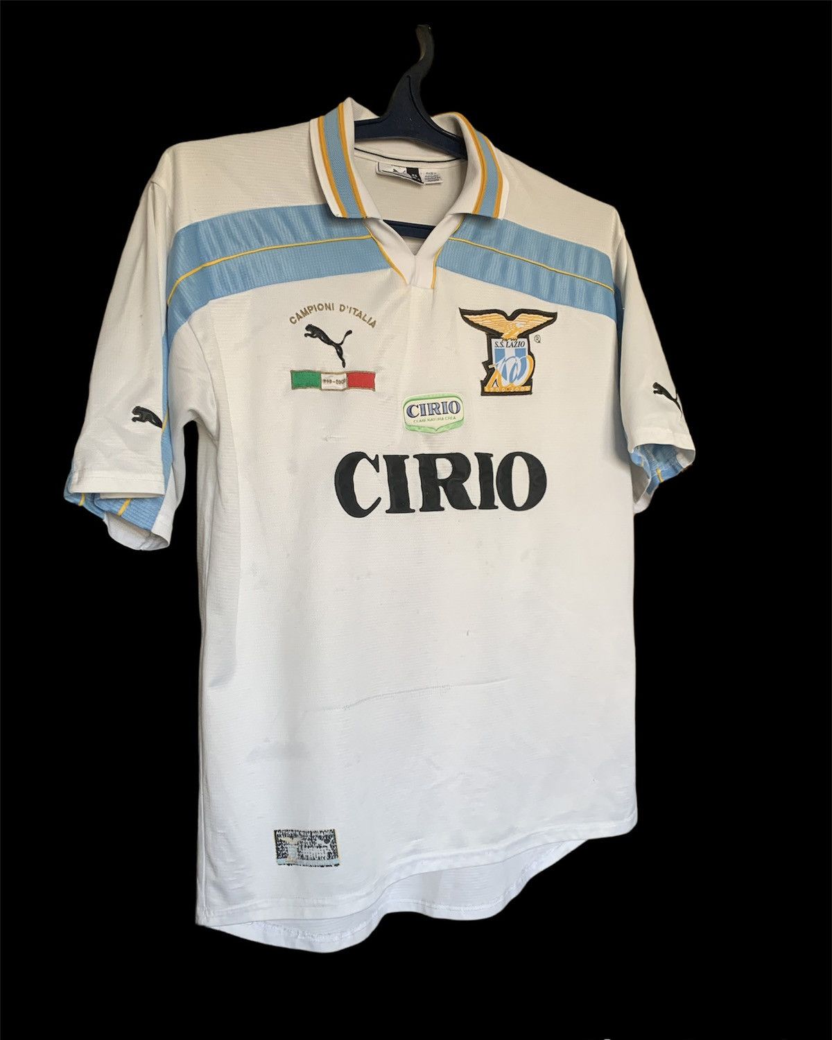 Puma 99s Puma Lazio vintage rare jersey 100 years Size US XL / EU 56 / 4 - 3 Thumbnail