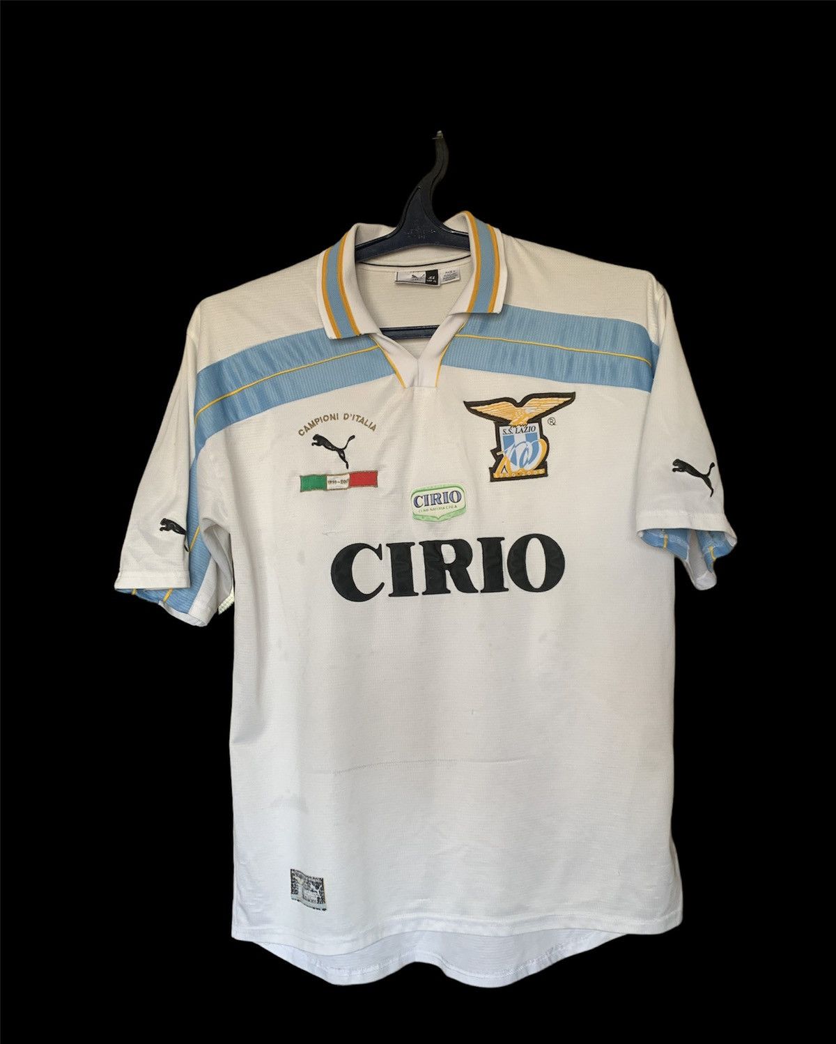 Puma 99s Puma Lazio vintage rare jersey 100 years Size US XL / EU 56 / 4 - 2 Thumbnail