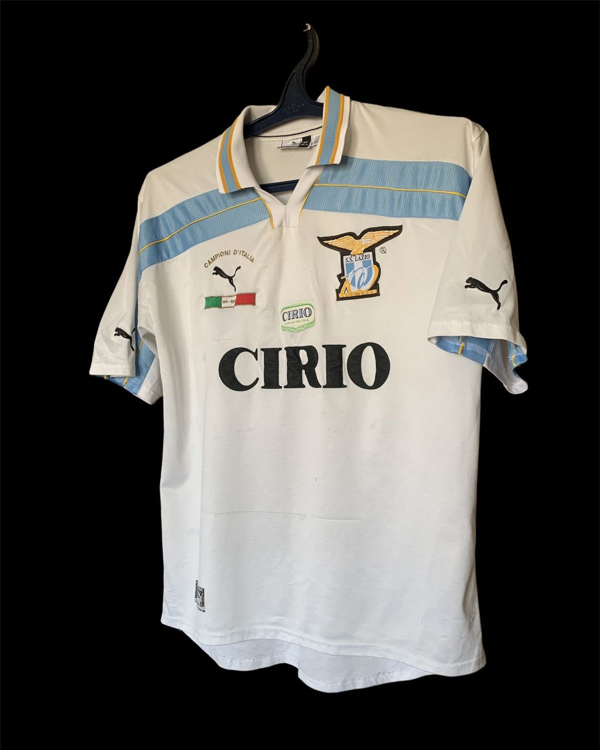Puma 99s Puma Lazio vintage rare jersey 100 years Size US XL / EU 56 / 4 - 1 Thumbnail