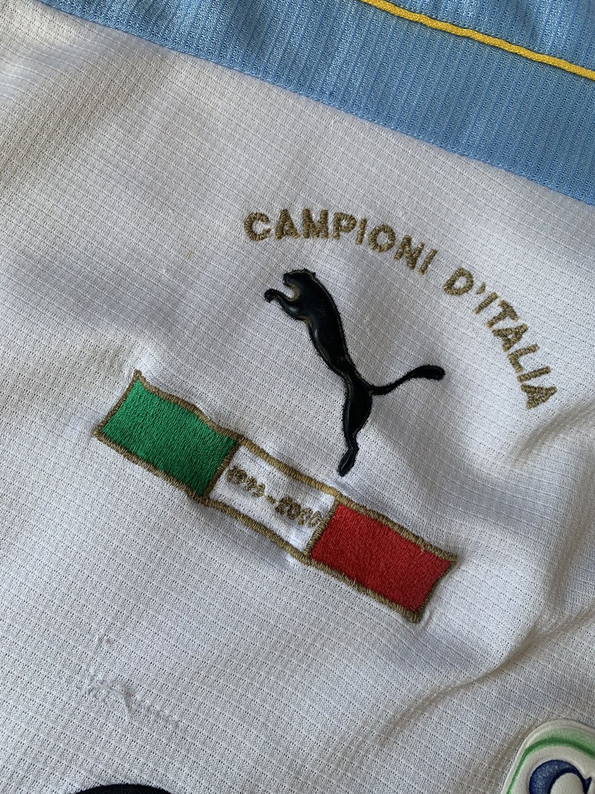 Puma 99s Puma Lazio vintage rare jersey 100 years Size US XL / EU 56 / 4 - 10 Thumbnail
