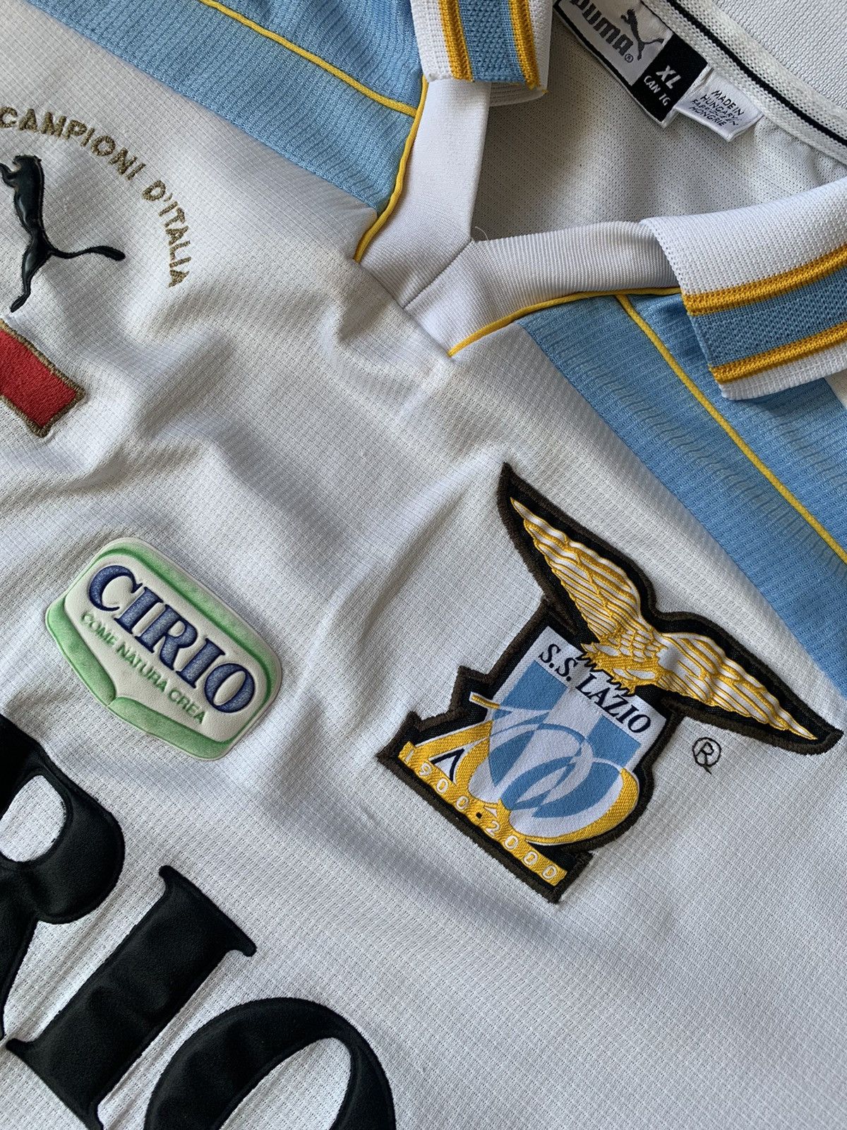 Puma 99s Puma Lazio vintage rare jersey 100 years Size US XL / EU 56 / 4 - 11 Thumbnail