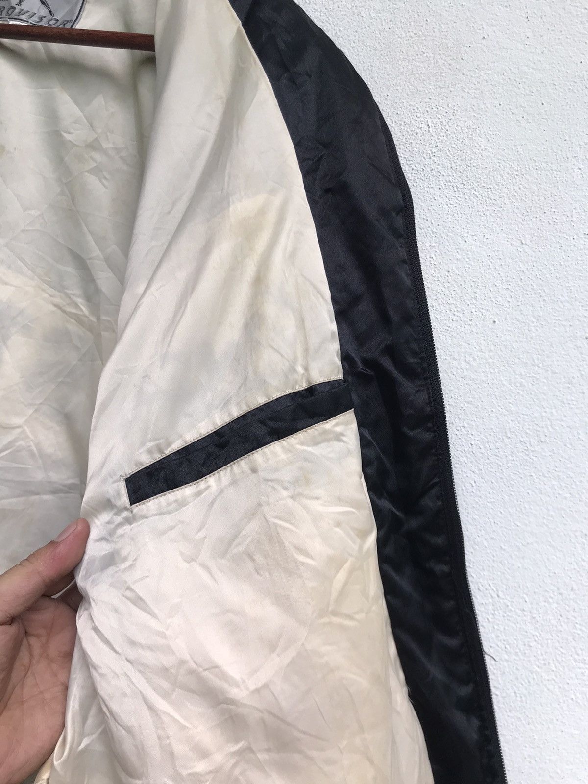 Kansai Yamamoto Vintage 90s Kansai Sleeve Pocket ‘Provisor Staff’ Bomber Size US M / EU 48-50 / 2 - 16 Thumbnail