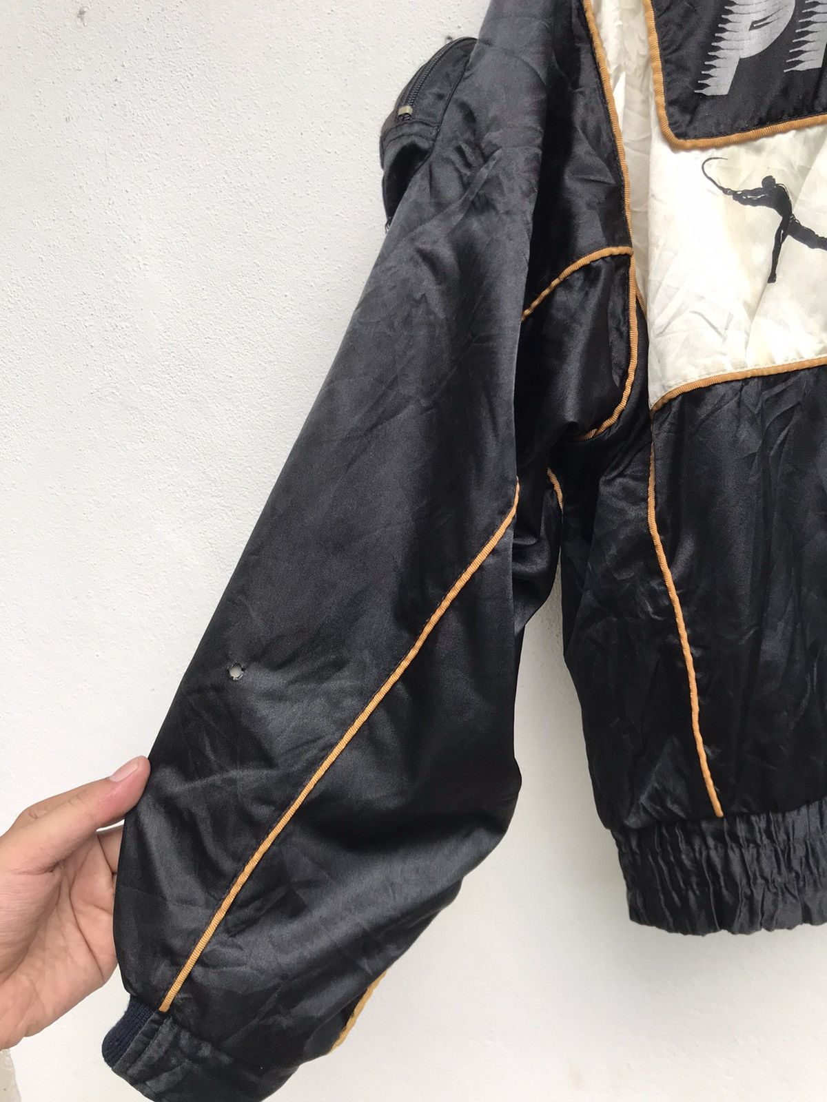 Kansai Yamamoto Vintage 90s Kansai Sleeve Pocket ‘Provisor Staff’ Bomber Size US M / EU 48-50 / 2 - 10 Thumbnail