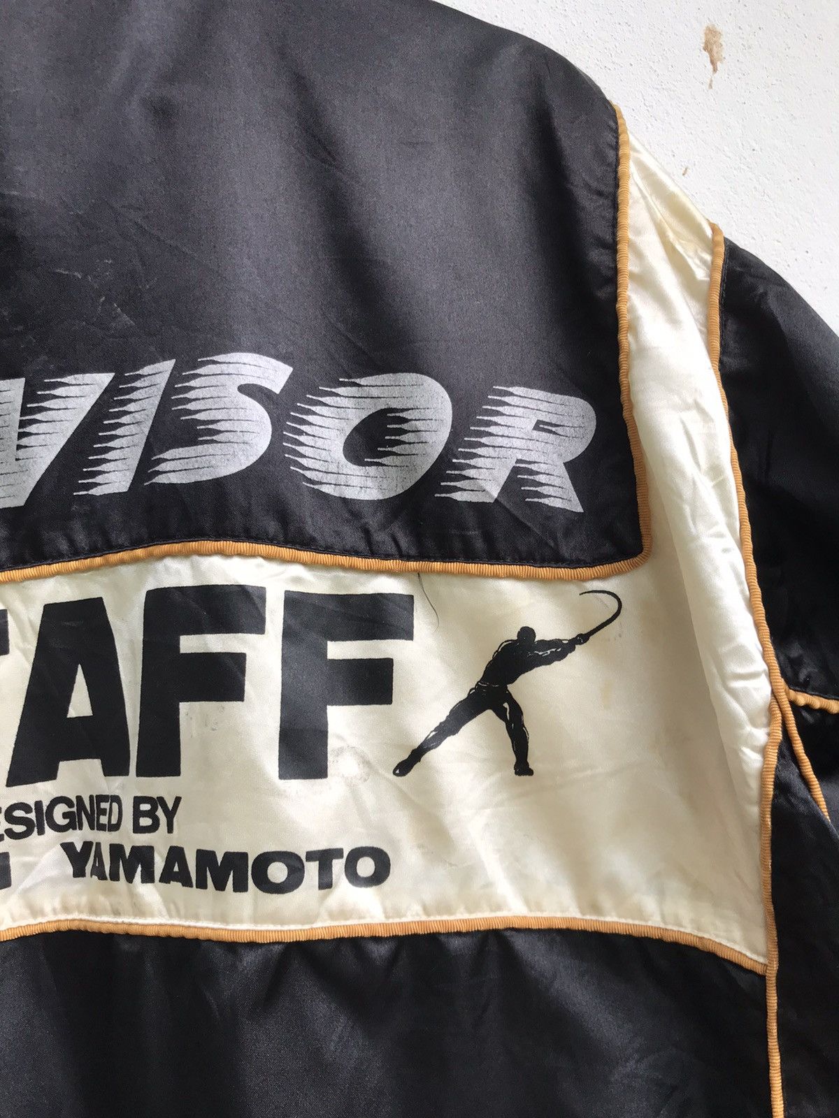 Kansai Yamamoto Vintage 90s Kansai Sleeve Pocket ‘Provisor Staff’ Bomber Size US M / EU 48-50 / 2 - 9 Thumbnail