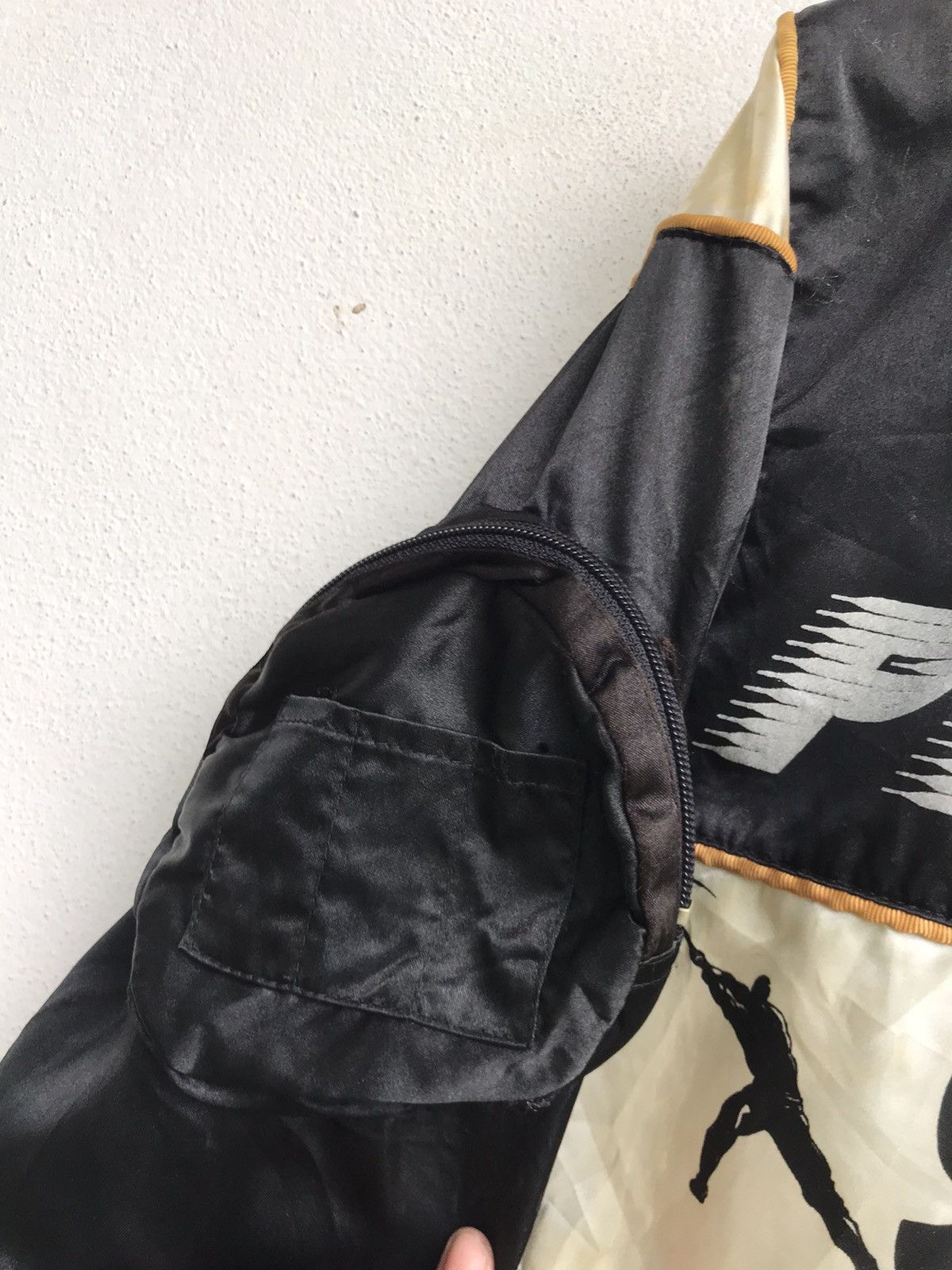 Kansai Yamamoto Vintage 90s Kansai Sleeve Pocket ‘Provisor Staff’ Bomber Size US M / EU 48-50 / 2 - 12 Thumbnail