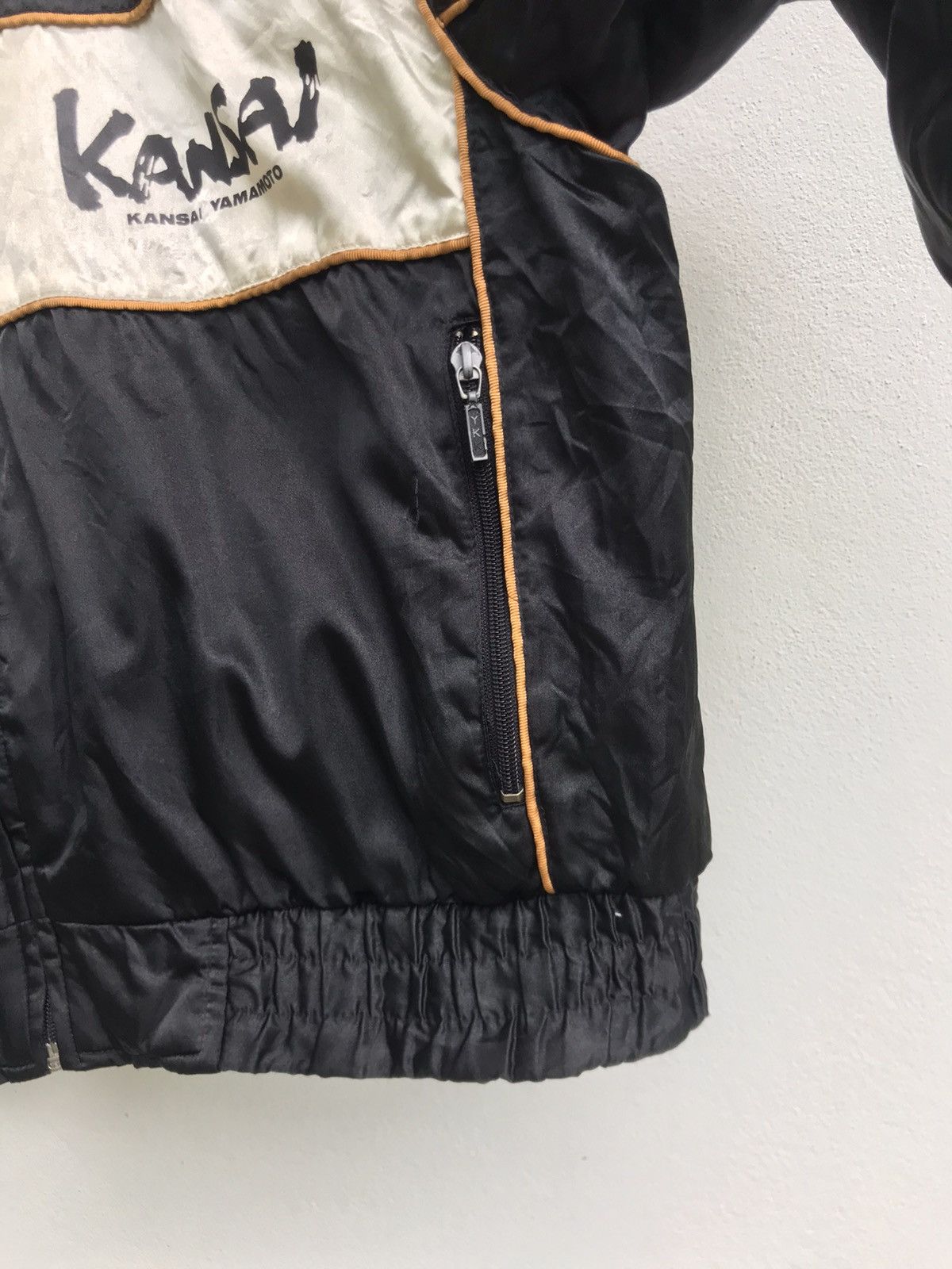 Kansai Yamamoto Vintage 90s Kansai Sleeve Pocket ‘Provisor Staff’ Bomber Size US M / EU 48-50 / 2 - 6 Thumbnail