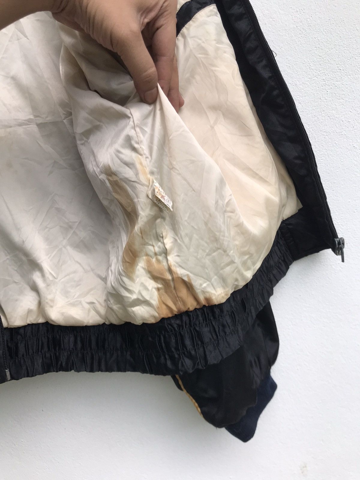 Kansai Yamamoto Vintage 90s Kansai Sleeve Pocket ‘Provisor Staff’ Bomber Size US M / EU 48-50 / 2 - 19 Thumbnail