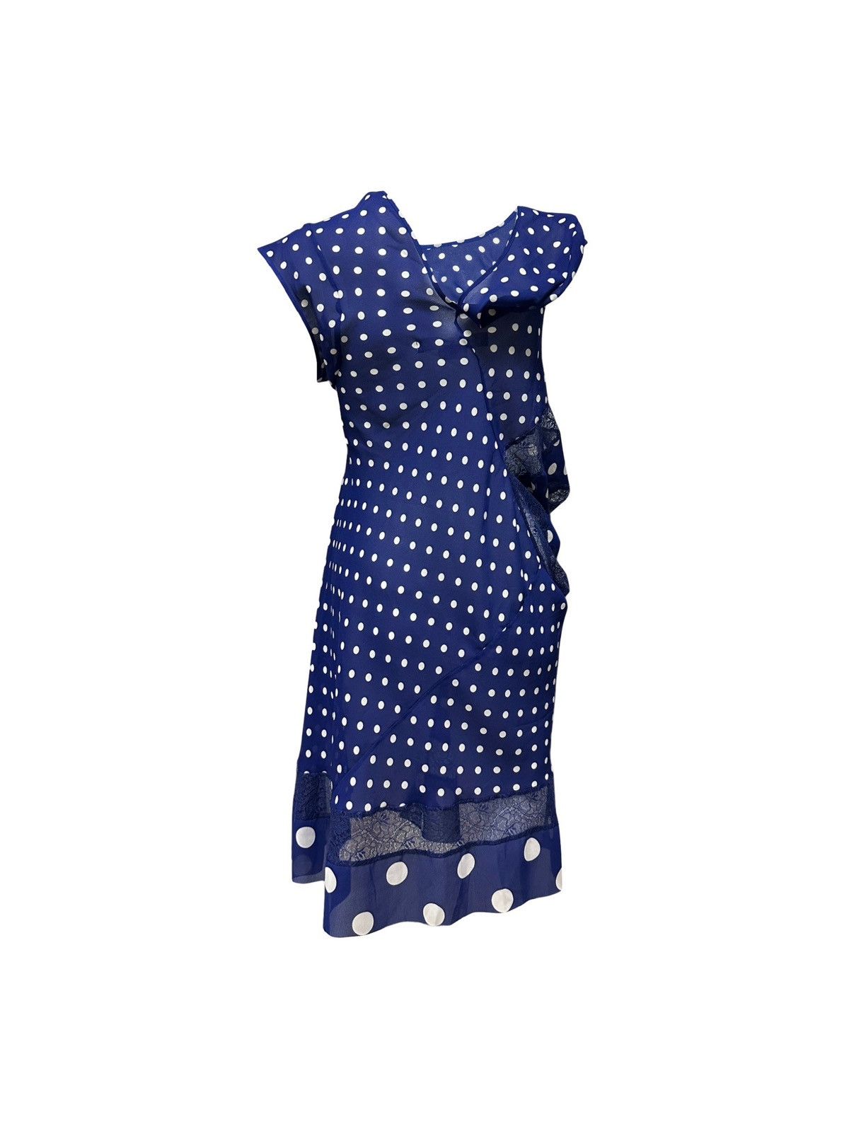 Junya Watanabe JUNYA WATANABE S/S 2011 Transformation Polka Dot Midi Dress Size XS / US 0-2 / IT 36-38 - 2 Thumbnail