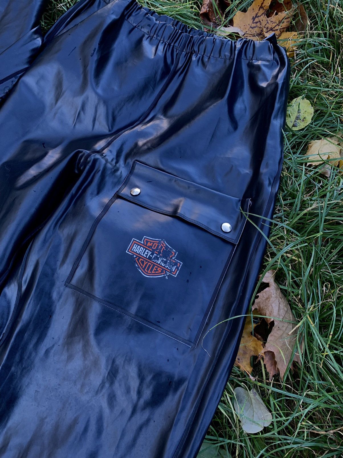 Harley Davidson Vintage Harley Davidson rare rain suit jacket pants Size US XL / EU 56 / 4 - 12 Thumbnail