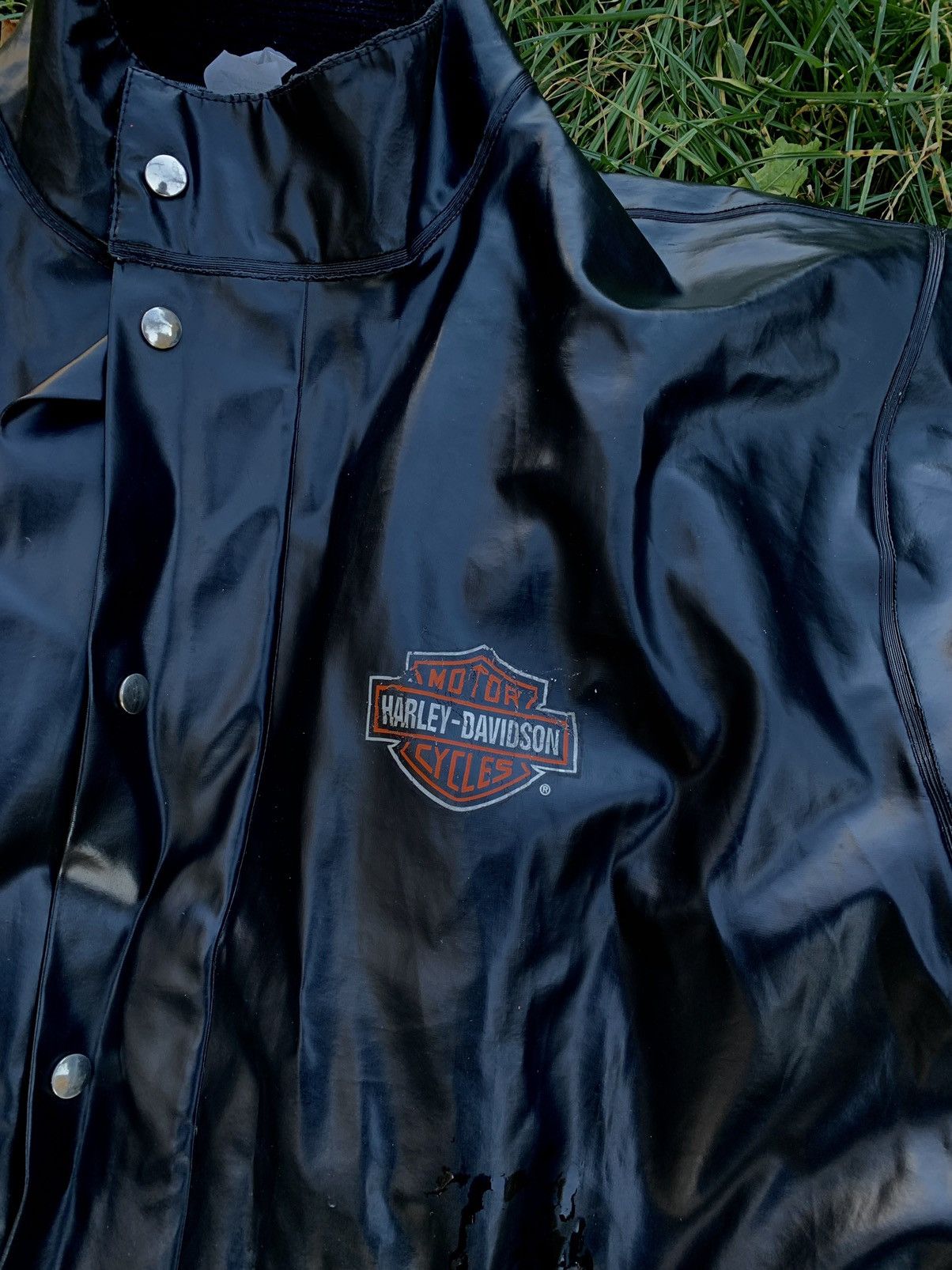 Harley Davidson Vintage Harley Davidson rare rain suit jacket pants Size US XL / EU 56 / 4 - 8 Thumbnail