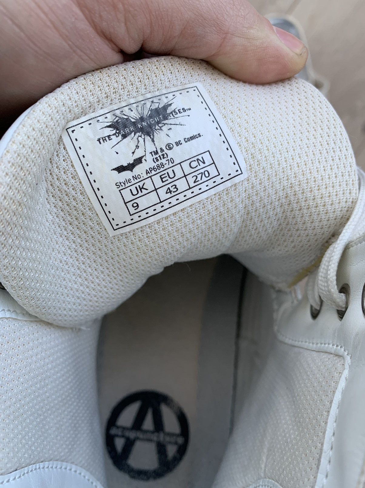 Other Acupuncture punk anarchy batman dc hitop leather sneekers Size US 10 / EU 43 - 12 Thumbnail