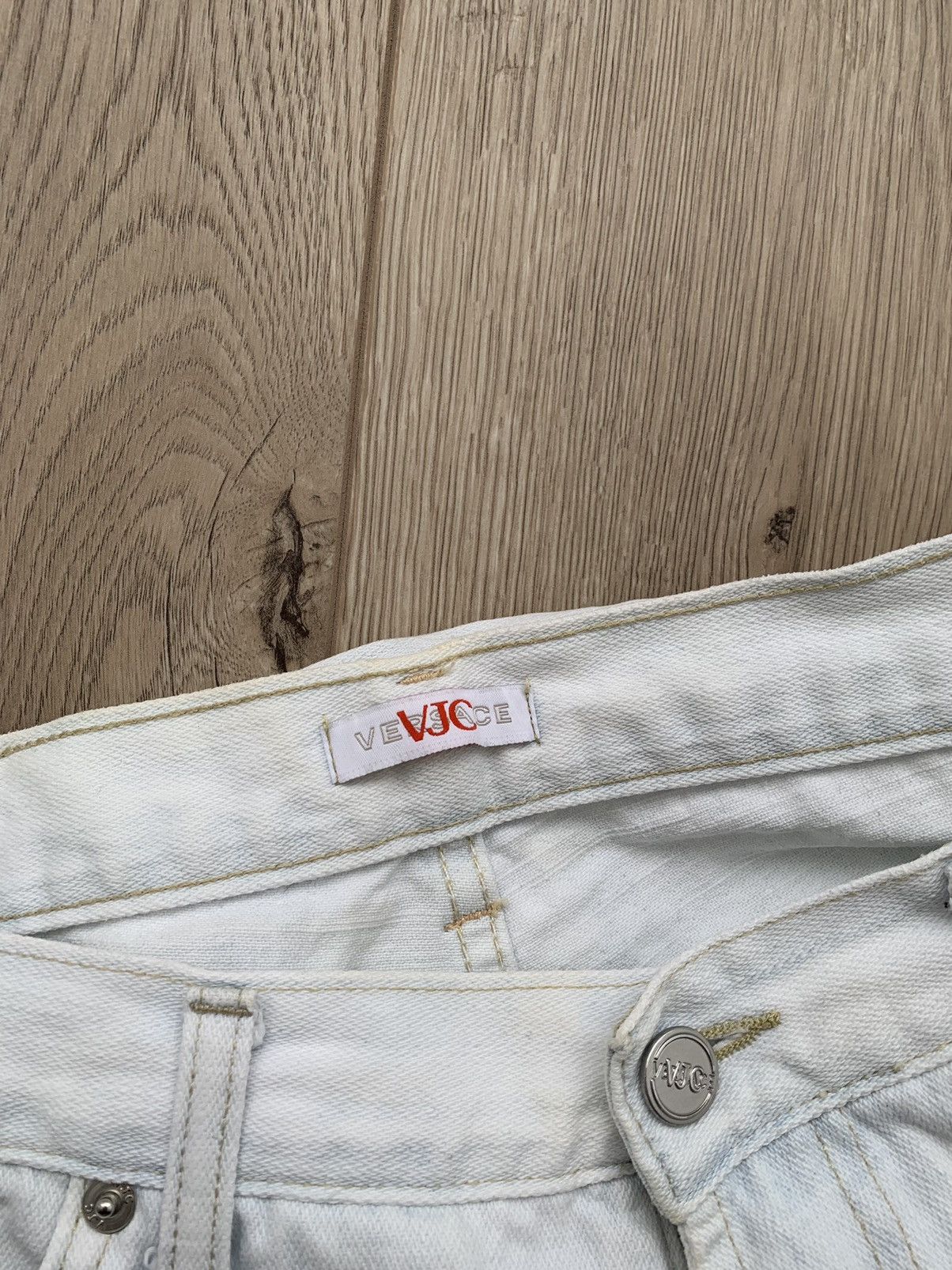 Versace 2001 Versace Jeans Couture logo denim jeans Size US 35 - 9 Thumbnail