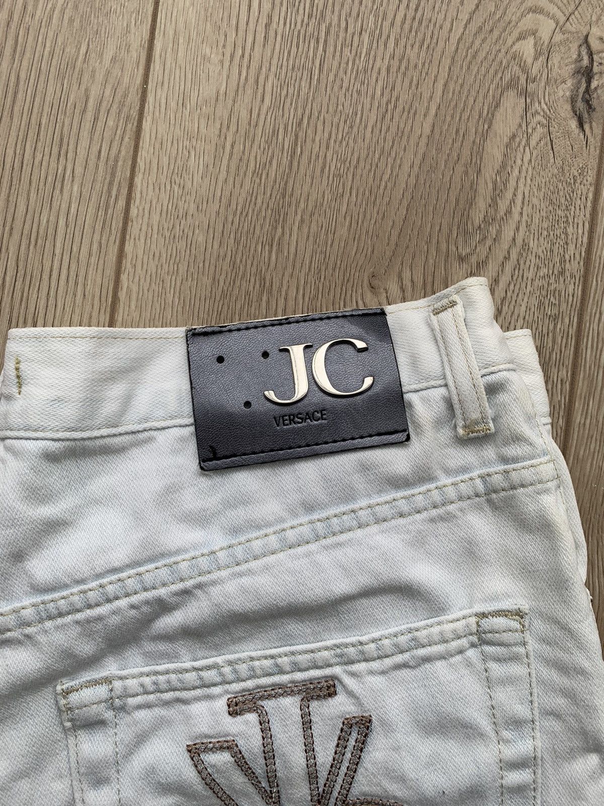 Versace 2001 Versace Jeans Couture logo denim jeans Size US 35 - 6 Thumbnail