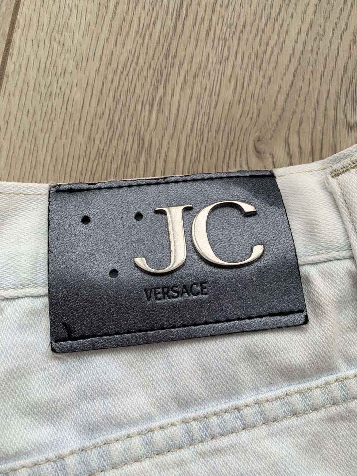 Versace 2001 Versace Jeans Couture logo denim jeans Size US 35 - 7 Thumbnail