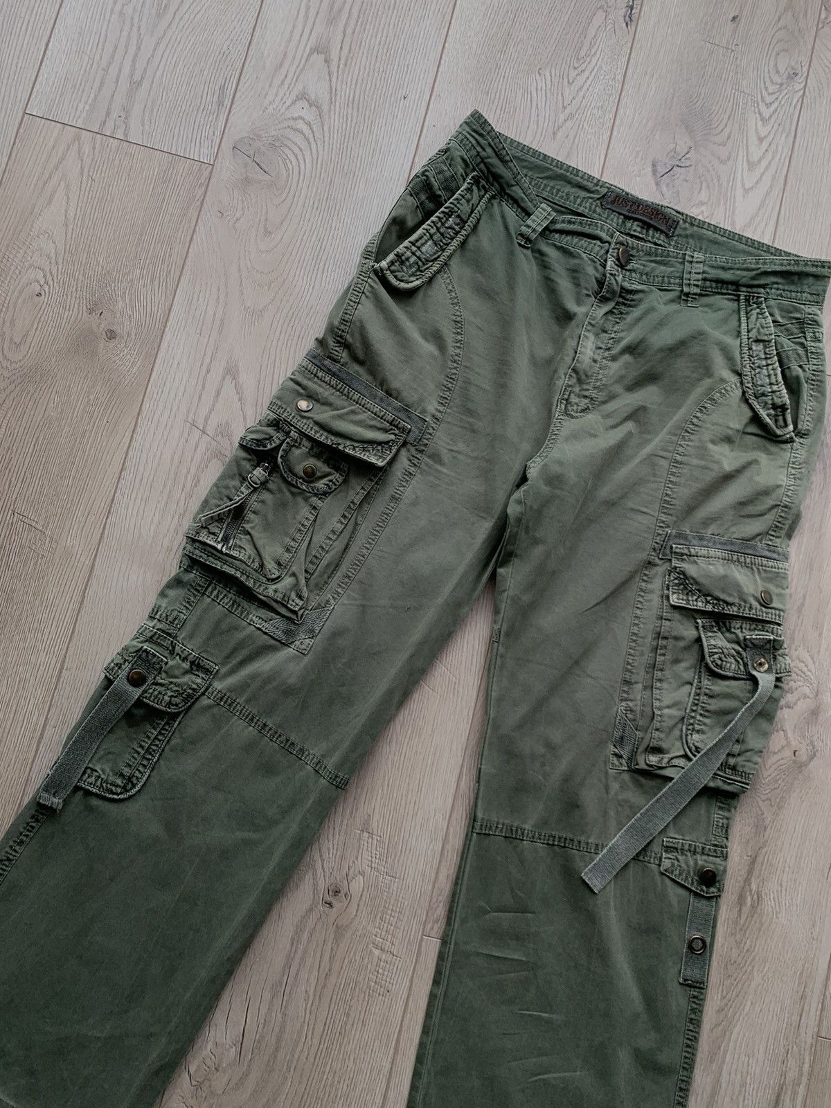 Japanese Brand × Vintage Just design vintage military bondage japanese cargo pants Size US 34 / EU 50 - 5 Thumbnail