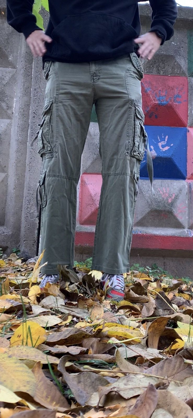 Japanese Brand × Vintage Just design vintage military bondage japanese cargo pants Size US 34 / EU 50 - 14 Thumbnail