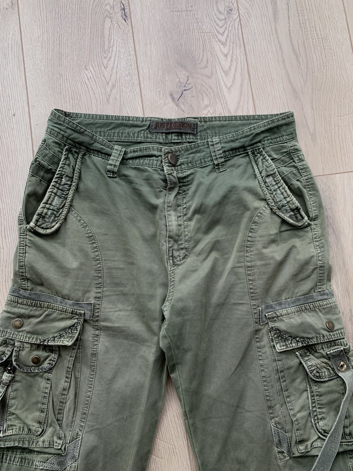 Japanese Brand × Vintage Just design vintage military bondage japanese cargo pants Size US 34 / EU 50 - 7 Thumbnail