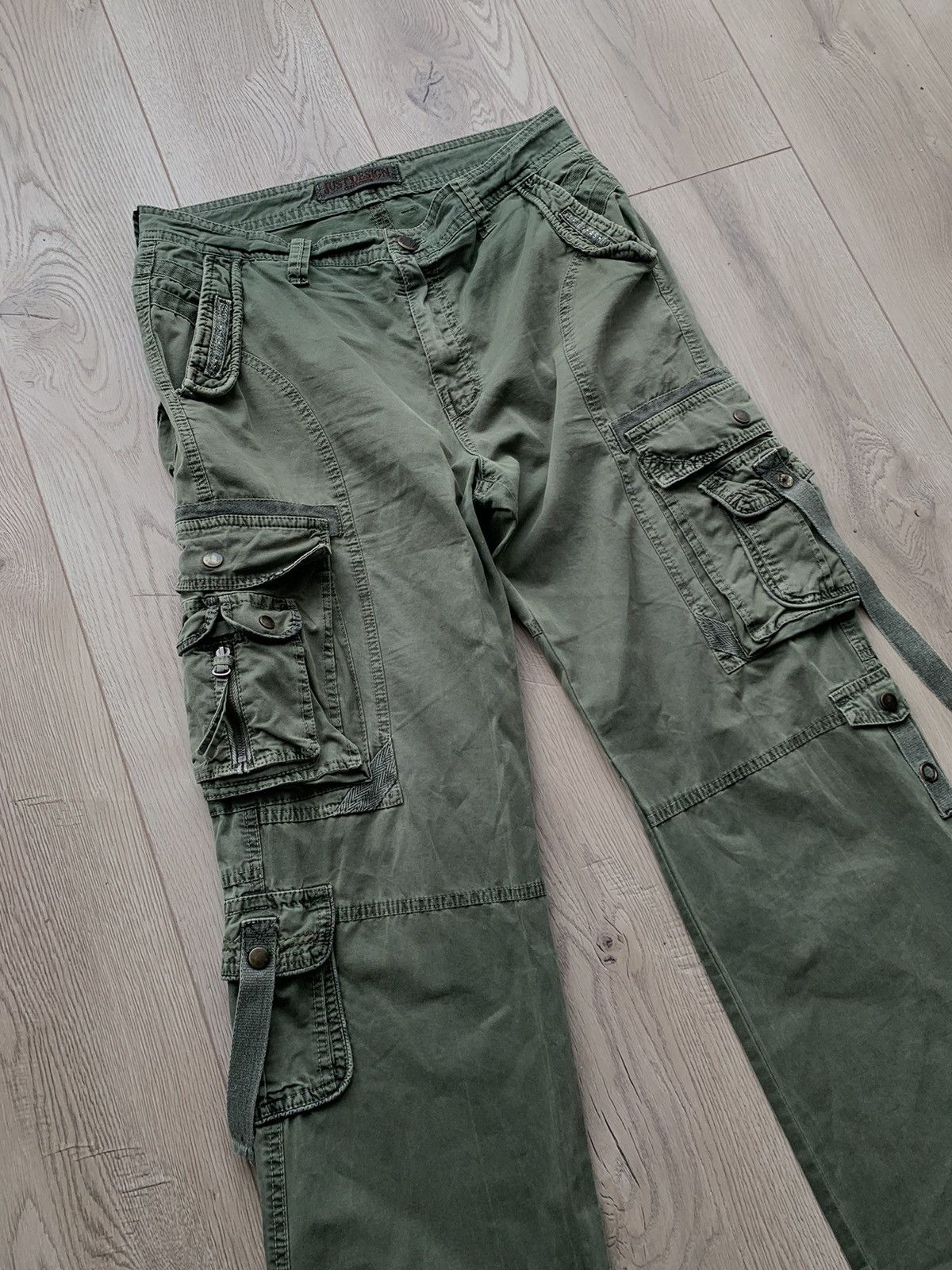 Japanese Brand × Vintage Just design vintage military bondage japanese cargo pants Size US 34 / EU 50 - 4 Thumbnail