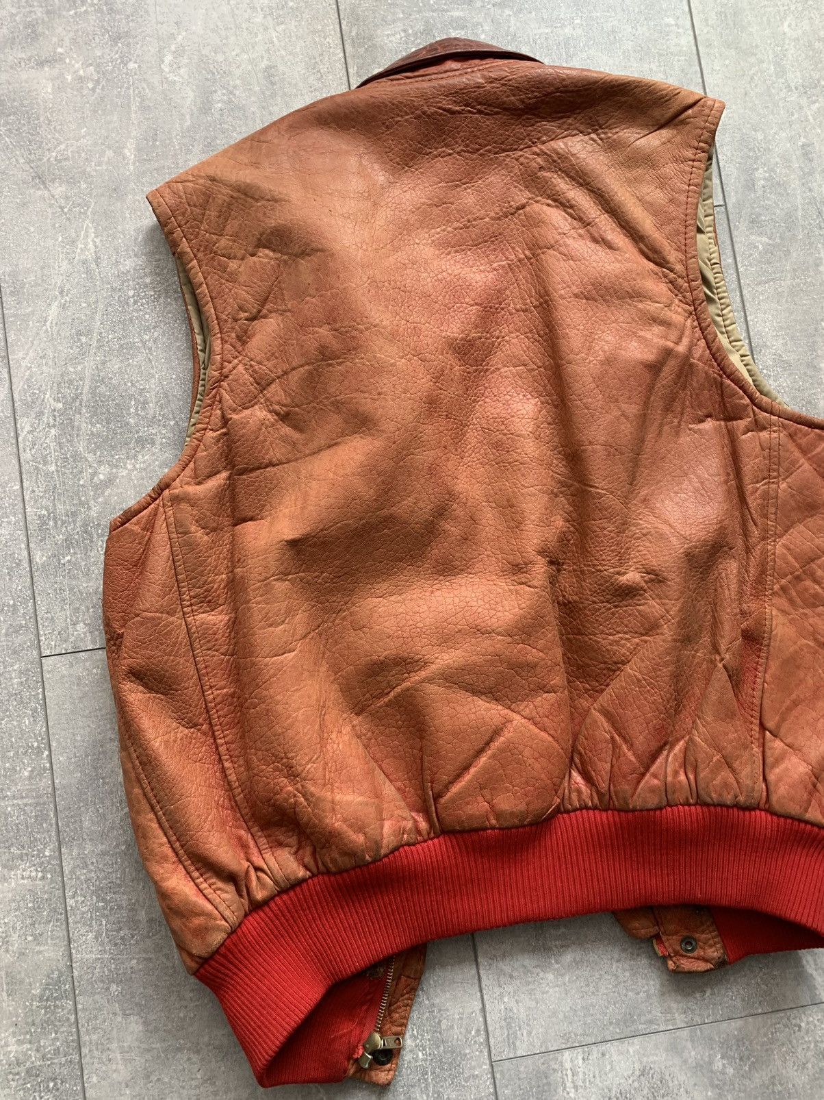 Vintage Kudsak vintage rare Indian leather vest jacket France Size US M / EU 48-50 / 2 - 16 Thumbnail