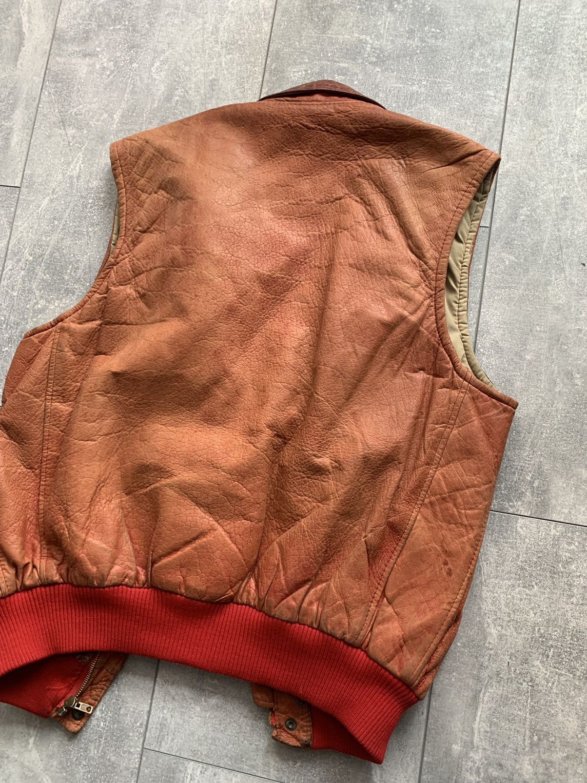 Vintage Kudsak vintage rare Indian leather vest jacket France Size US M / EU 48-50 / 2 - 15 Thumbnail