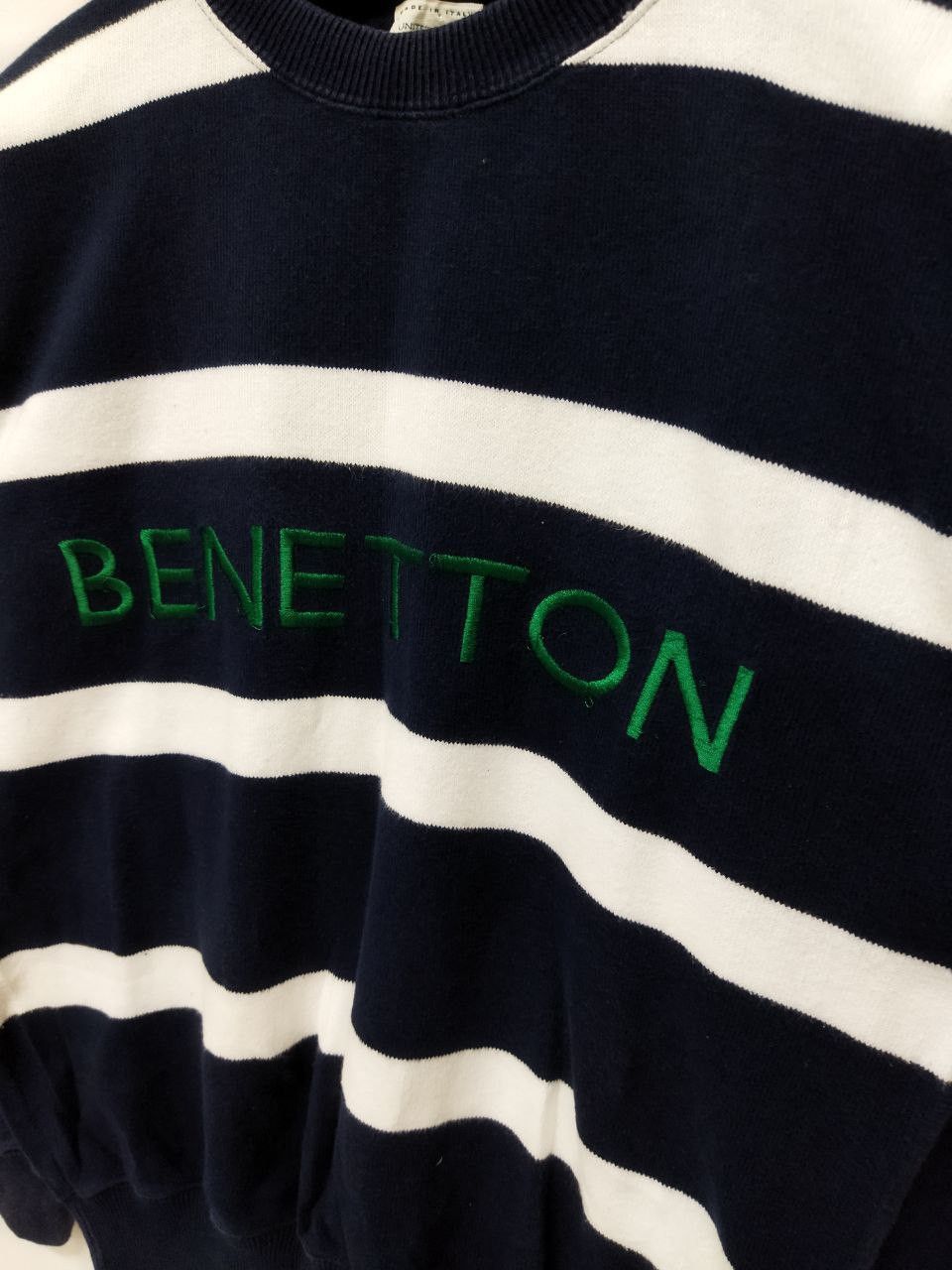 Benetton Vintage Benetton Spell Out Sweatshirt Size US S / EU 44-46 / 1 - 3 Thumbnail