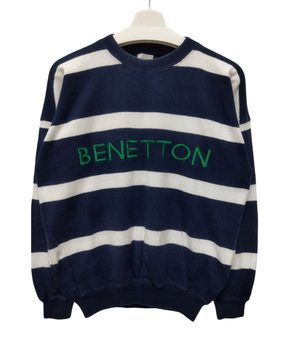 Benetton Vintage Benetton Spell Out Sweatshirt Size US S / EU 44-46 / 1 - 1 Thumbnail