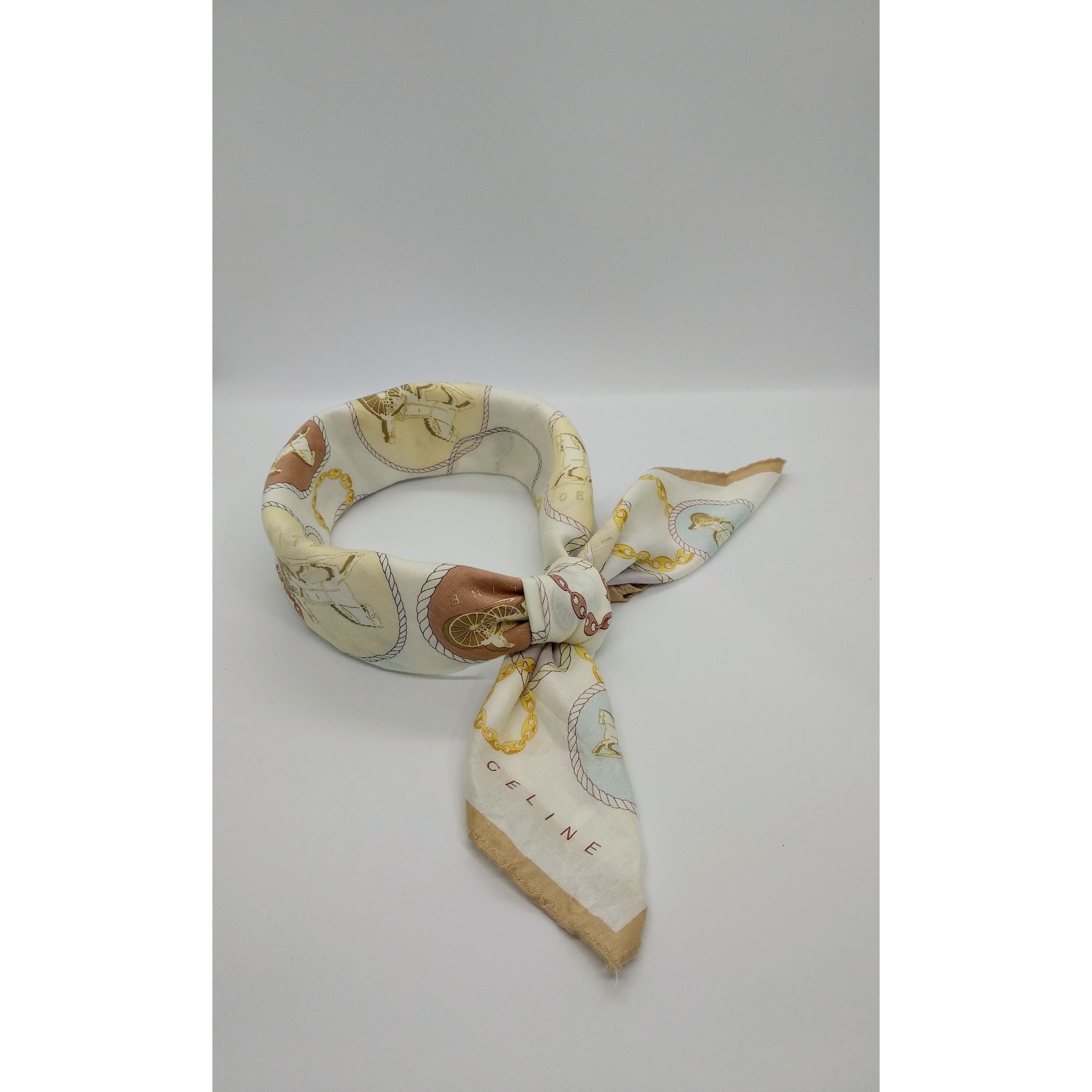 Celine × Vintage Celine Handkerchief / Neckerchief - HK85 Size ONE SIZE - 1 Thumbnail