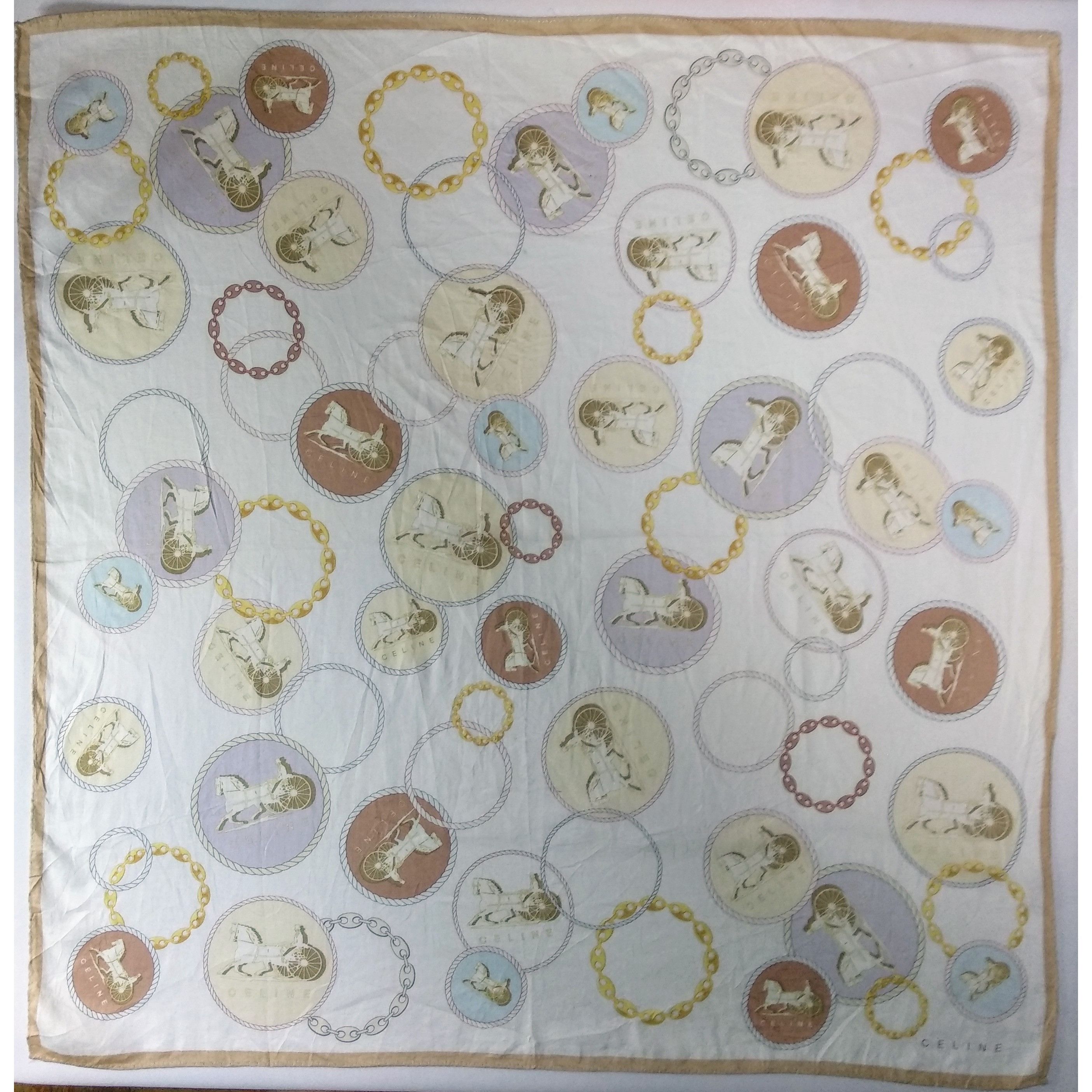 Celine × Vintage Celine Handkerchief / Neckerchief - HK85 Size ONE SIZE - 2 Thumbnail