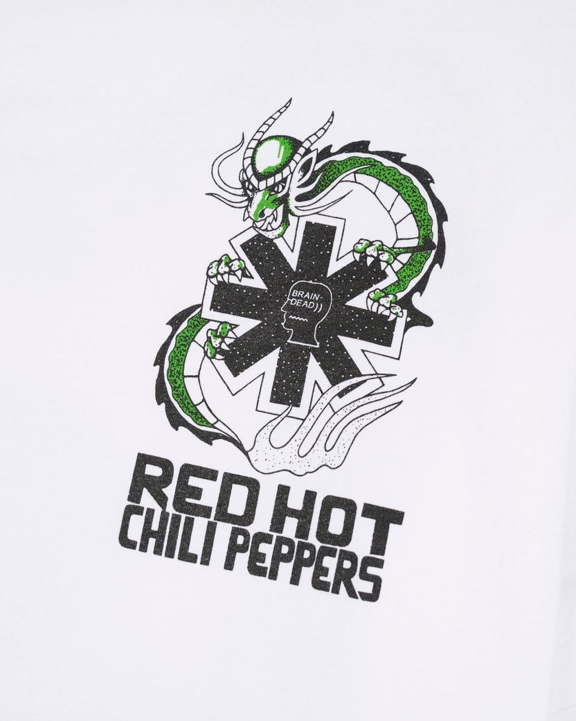 Band Tees BRAiN DEAD STUDiOS RED HOT CHiLi PEPPERS YiN YANG DRAGON TEE Size US M / EU 48-50 / 2 - 1 Thumbnail