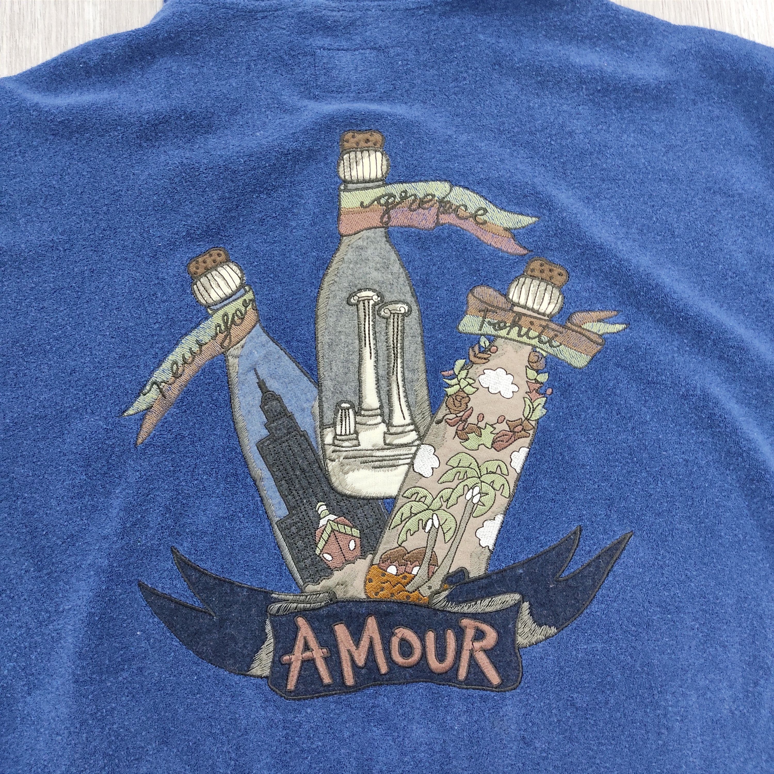 Jean Charles De Castelbajac J.C De CASTLEBAJAC Sport Amour Paradise Sweatshirt Size US XL / EU 56 / 4 - 11 Thumbnail