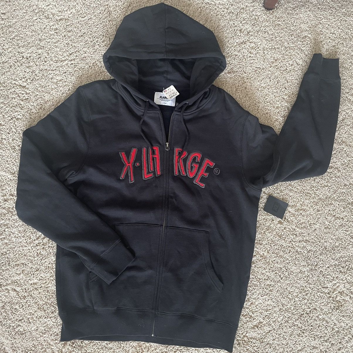 Vintage OG X-LARGE Y2K ZiP HOODiE SWEATSHiRT BEASTiE BOYS MALLCORE Size US L / EU 52-54 / 3 - 5 Thumbnail