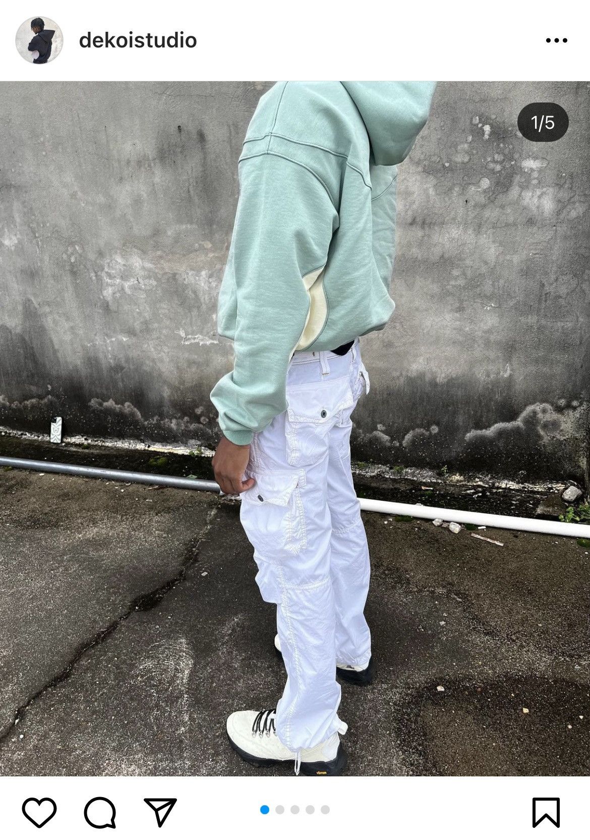 Other DEKOi STUDiOS ELLiPSE WiDE BOXY CROPPED PULLOVER HOODiE Size M / US 6-8 / IT 42-44 - 5 Thumbnail