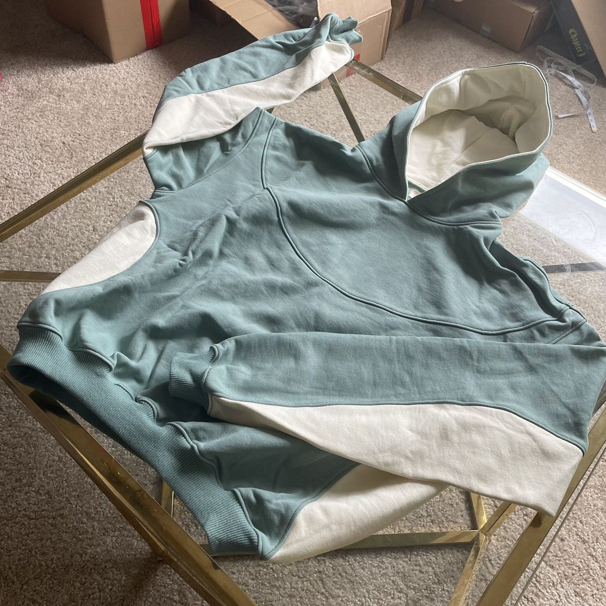 Other DEKOi STUDiOS ELLiPSE WiDE BOXY CROPPED PULLOVER HOODiE Size M / US 6-8 / IT 42-44 - 10 Thumbnail