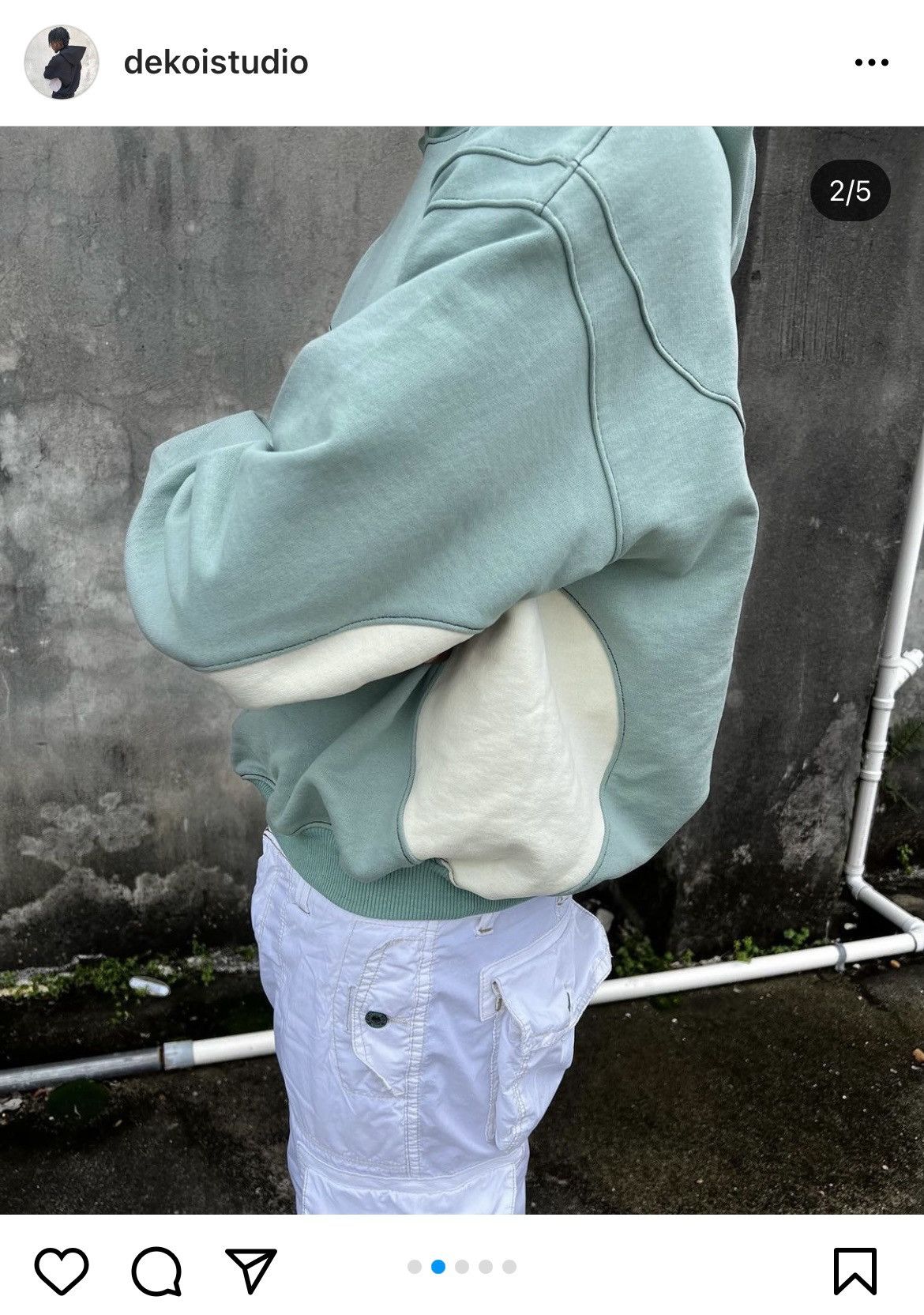 Other DEKOi STUDiOS ELLiPSE WiDE BOXY CROPPED PULLOVER HOODiE Size M / US 6-8 / IT 42-44 - 6 Thumbnail
