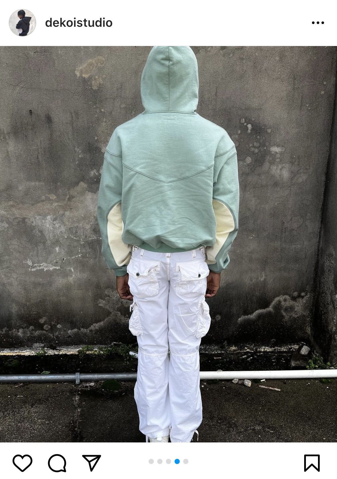 Other DEKOi STUDiOS ELLiPSE WiDE BOXY CROPPED PULLOVER HOODiE Size M / US 6-8 / IT 42-44 - 8 Thumbnail