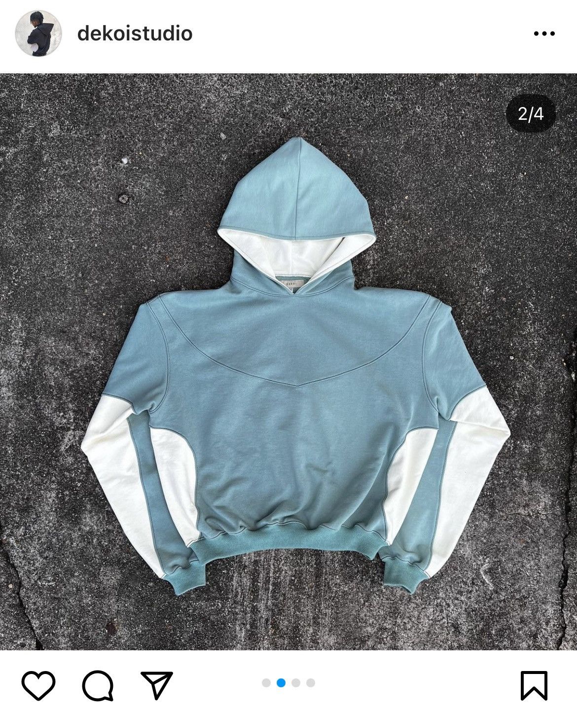 Other DEKOi STUDiOS ELLiPSE WiDE BOXY CROPPED PULLOVER HOODiE Size M / US 6-8 / IT 42-44 - 1 Thumbnail