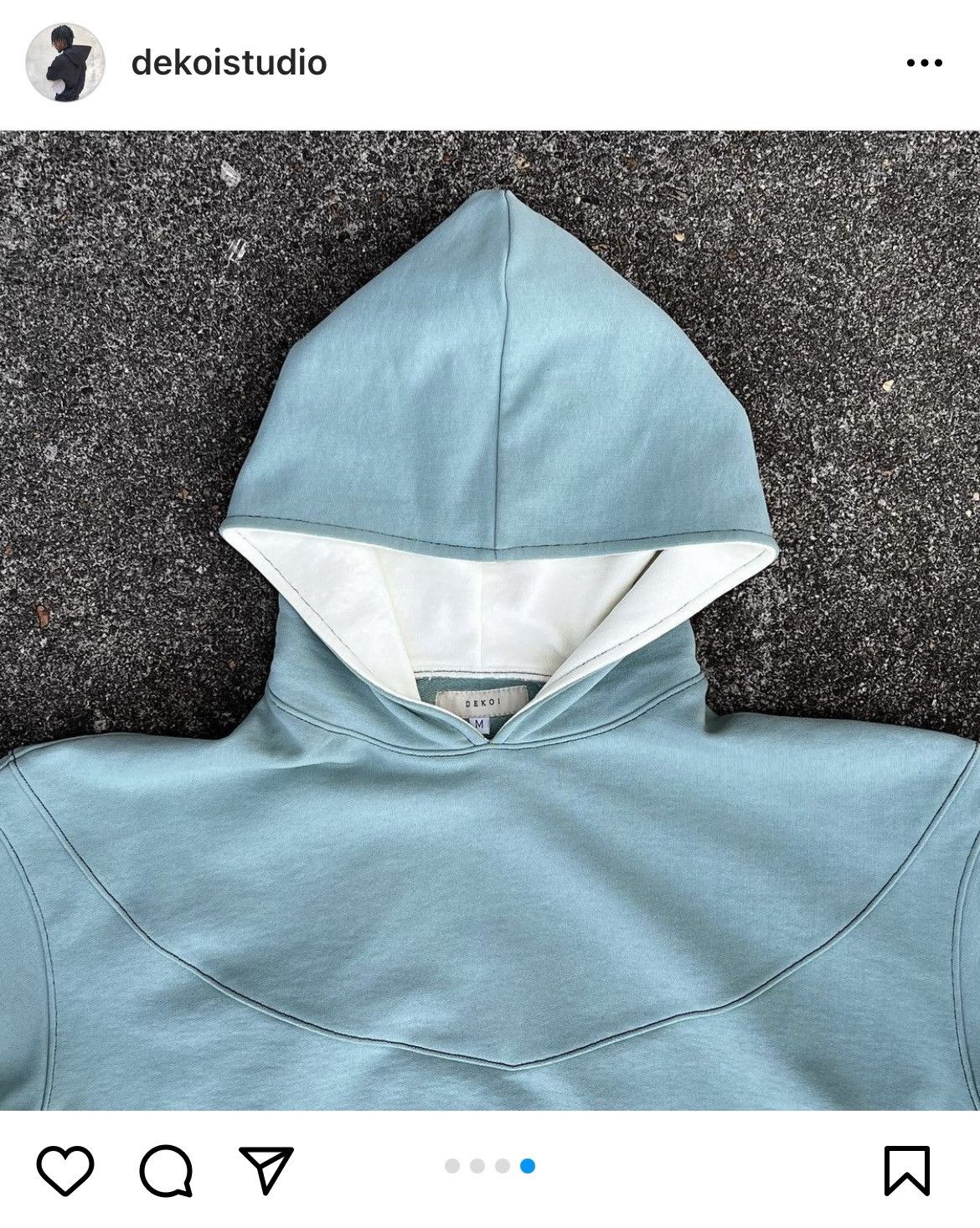 Other DEKOi STUDiOS ELLiPSE WiDE BOXY CROPPED PULLOVER HOODiE Size M / US 6-8 / IT 42-44 - 4 Thumbnail