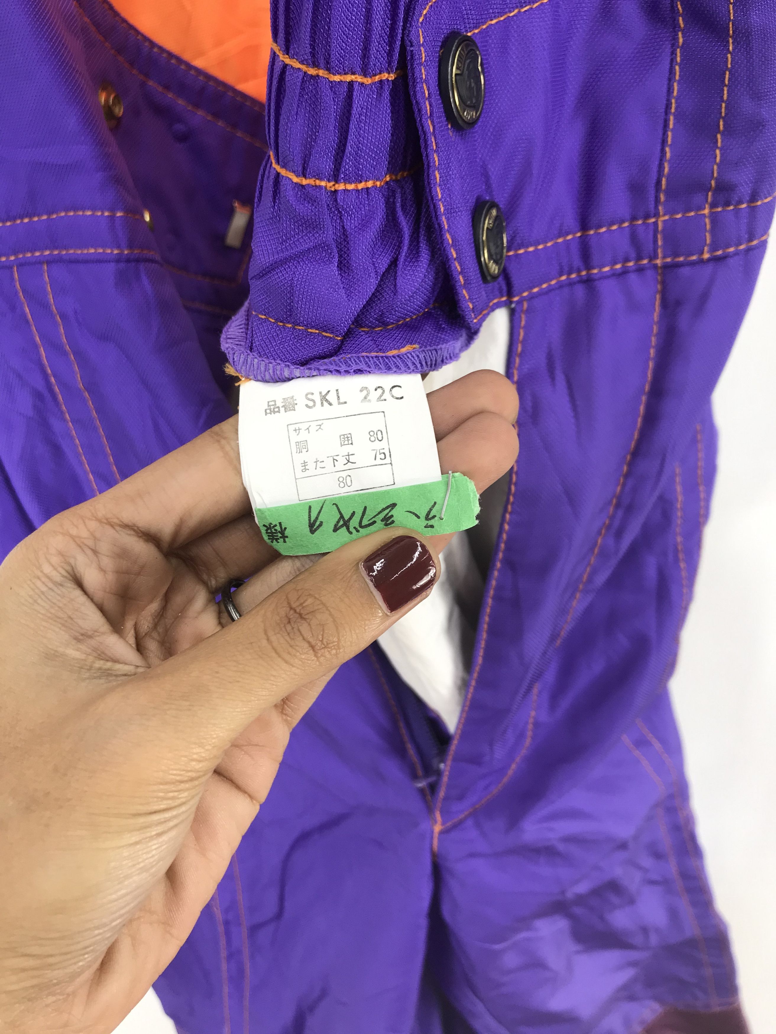 Japanese Brand × Vintage Couleur Feutre Ski Overall Jumpsuit Japanese Ski Snowboards Size US 30 / EU 46 - 18 Thumbnail