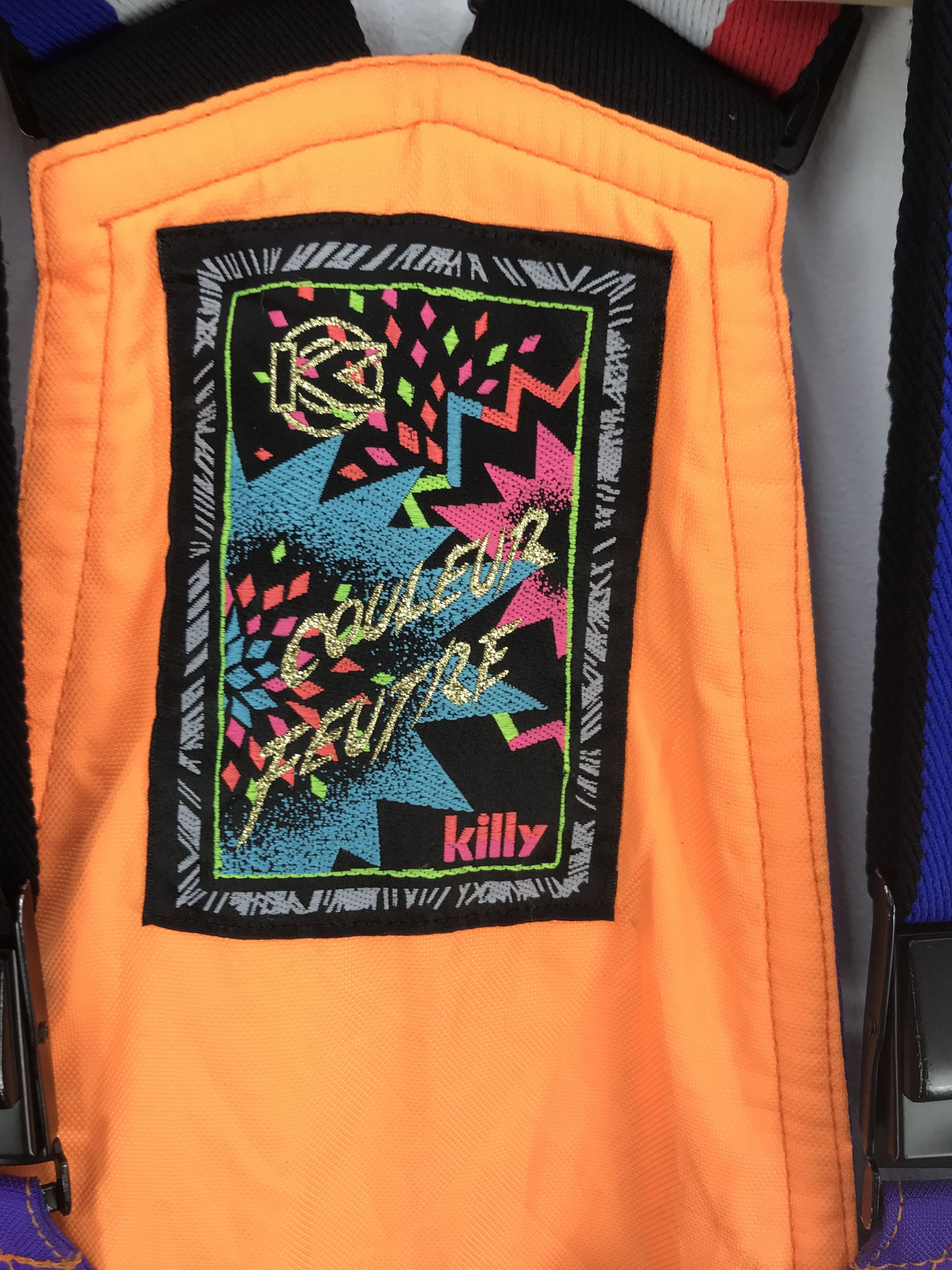 Japanese Brand × Vintage Couleur Feutre Ski Overall Jumpsuit Japanese Ski Snowboards Size US 30 / EU 46 - 5 Thumbnail